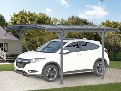 Toughout Patio Carport Canopy Curved Roof 3.6m x 3m