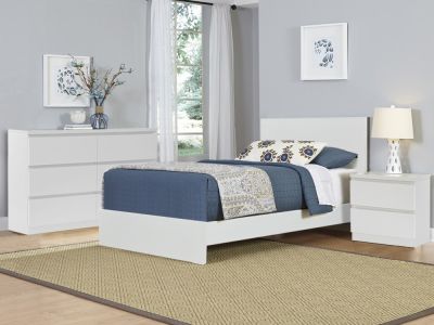 TONGASS Single Bedroom Furniture Package with Low Boy 6 Drawers
