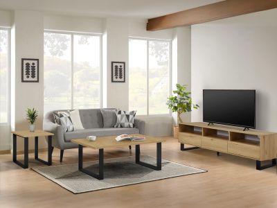 Frohna Living Room Furniture Package - Oak
