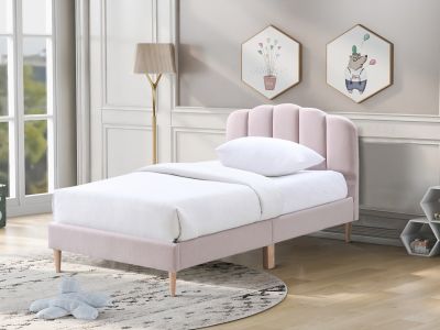 Daisy King Single Bed Frame - Pink