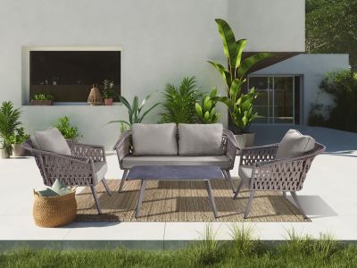 Modern Outdoor Furniture Sets Chic Comfy Treasurebox