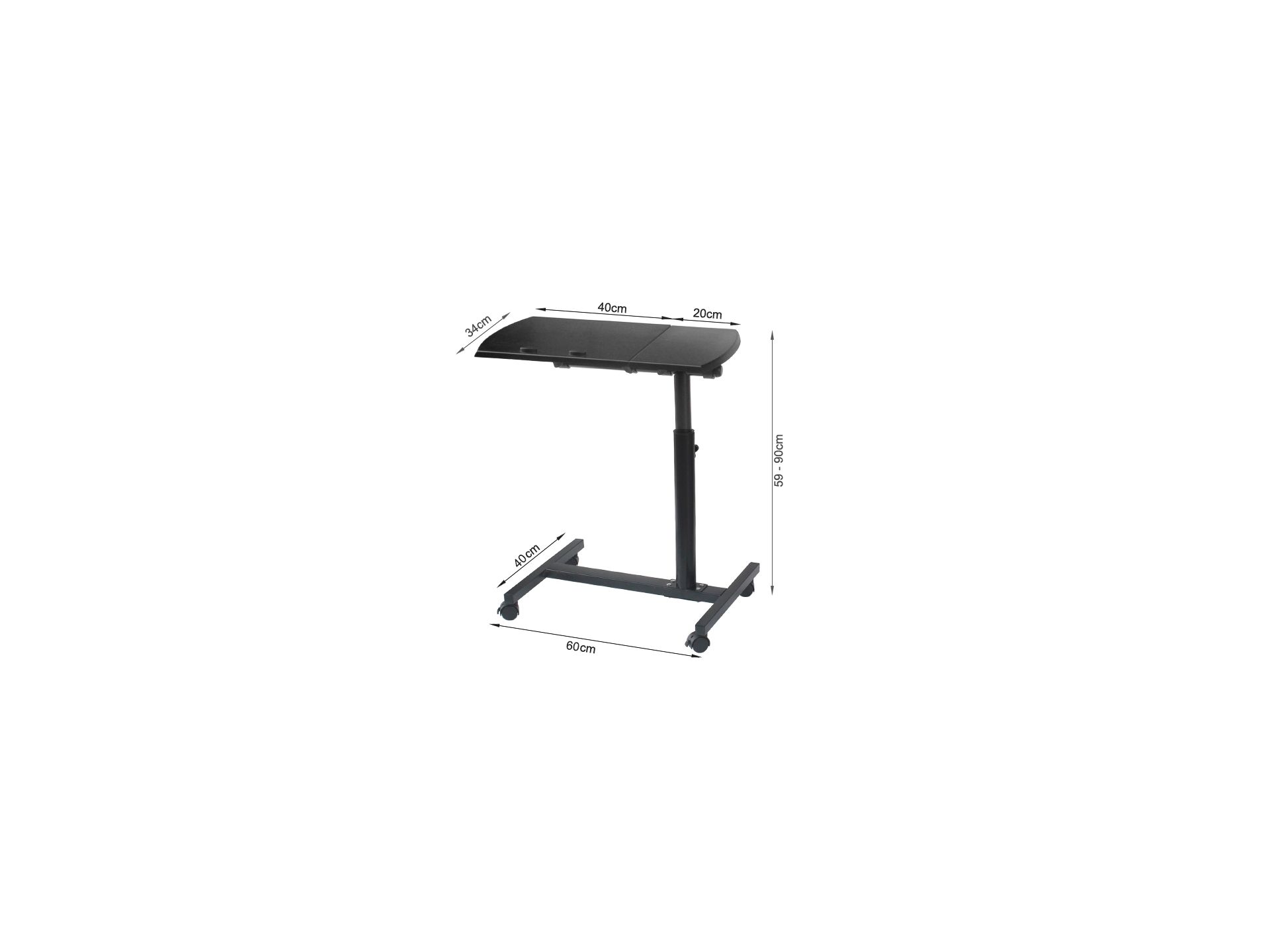 Laptop Desk Angle Height Adjustable