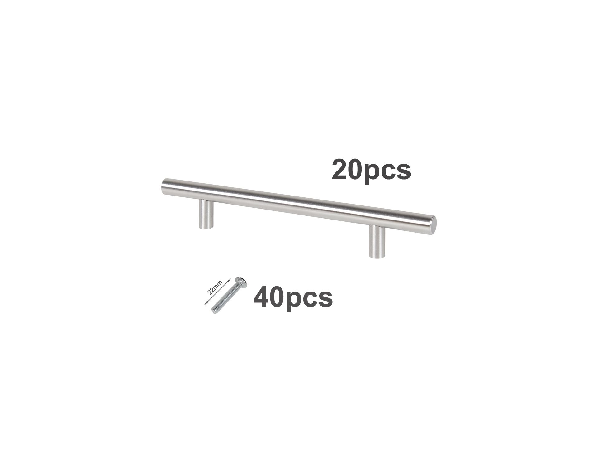 20CM Stainless Steel Drawer Cabinet Door Handle 20PCS