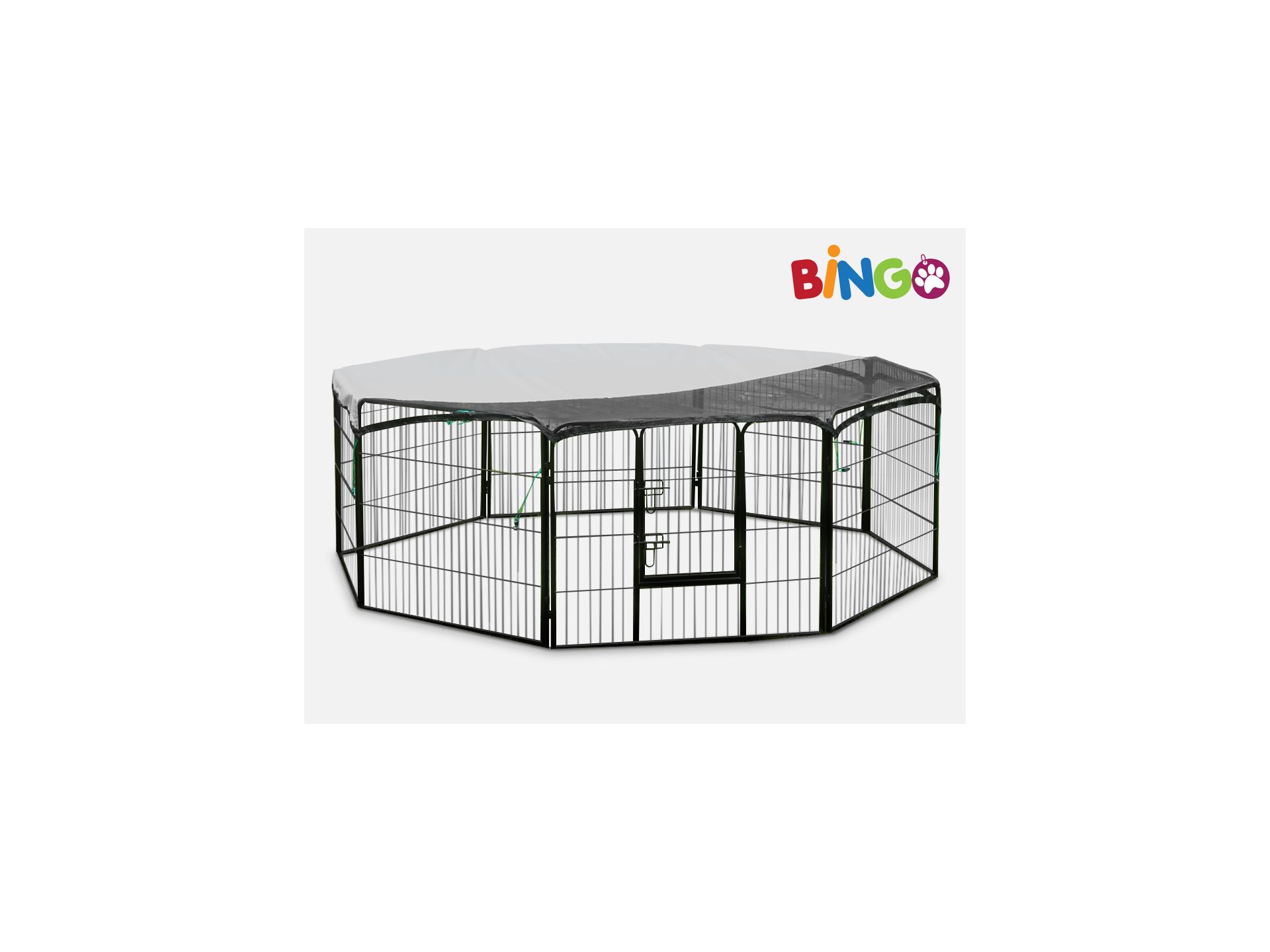 BINGO Dog Pet Play Pen With Cover 100 x 80CM - 8pcs