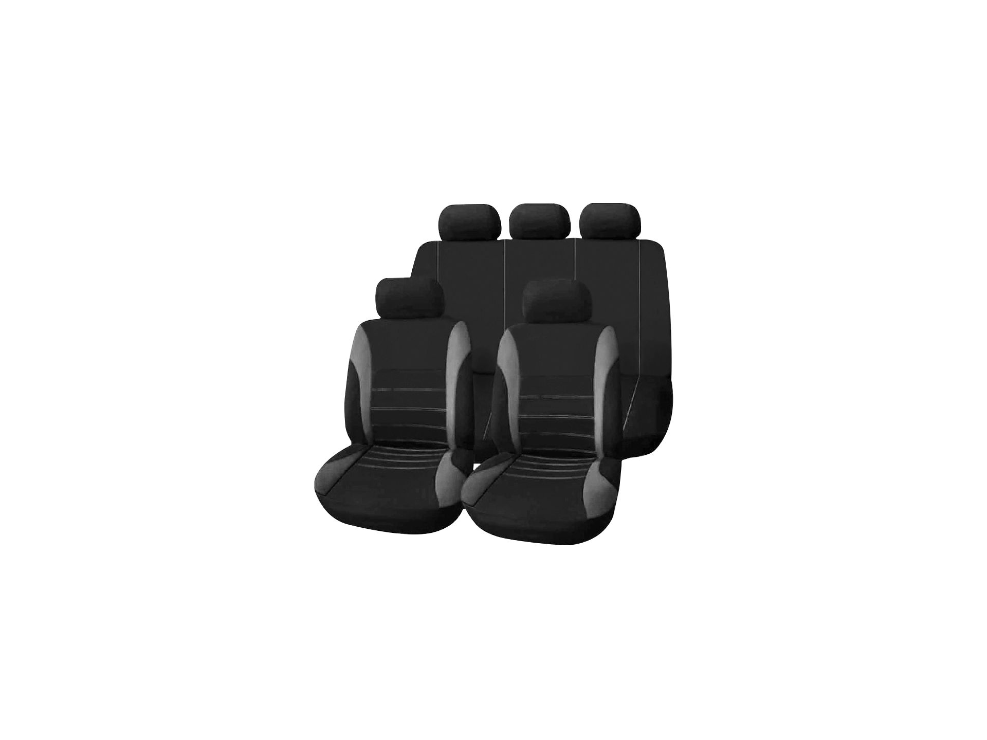 Car Seat Cover 9PCS Set - GREY