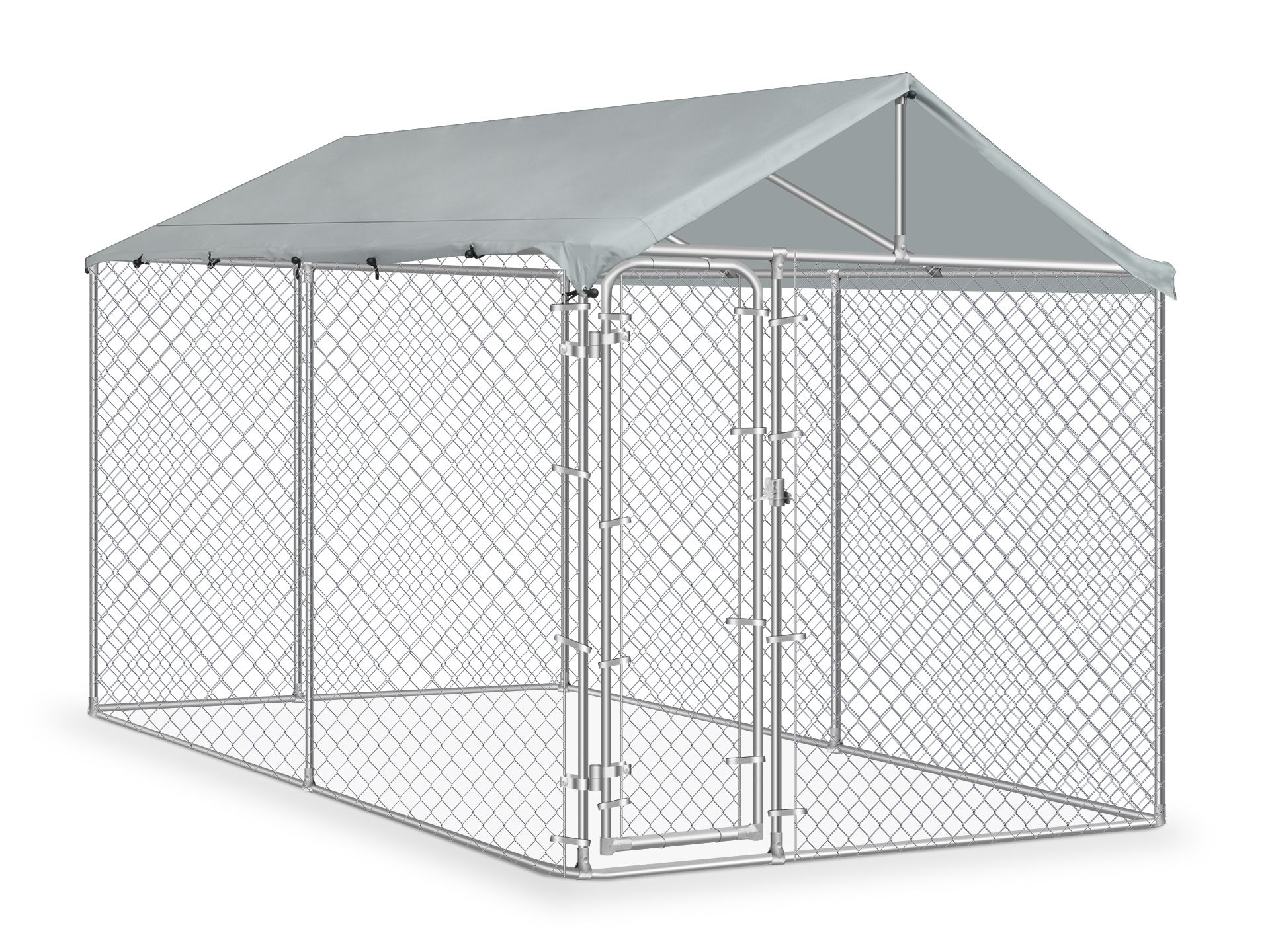 Bingo Dog Kennel and Run 4x2.3x1.83m with Roof