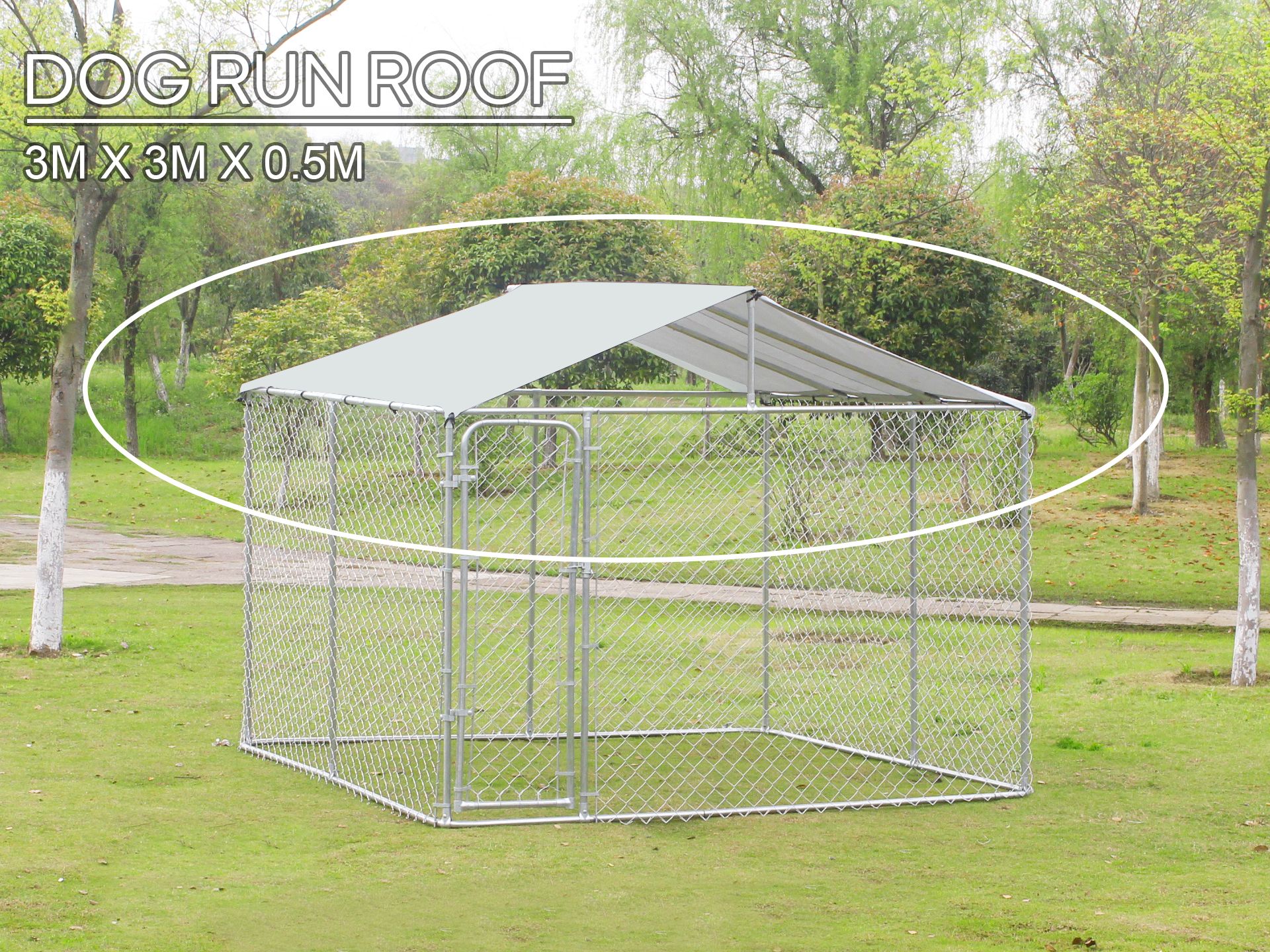 Bingo Dog Kennel 3m x 3m Roof