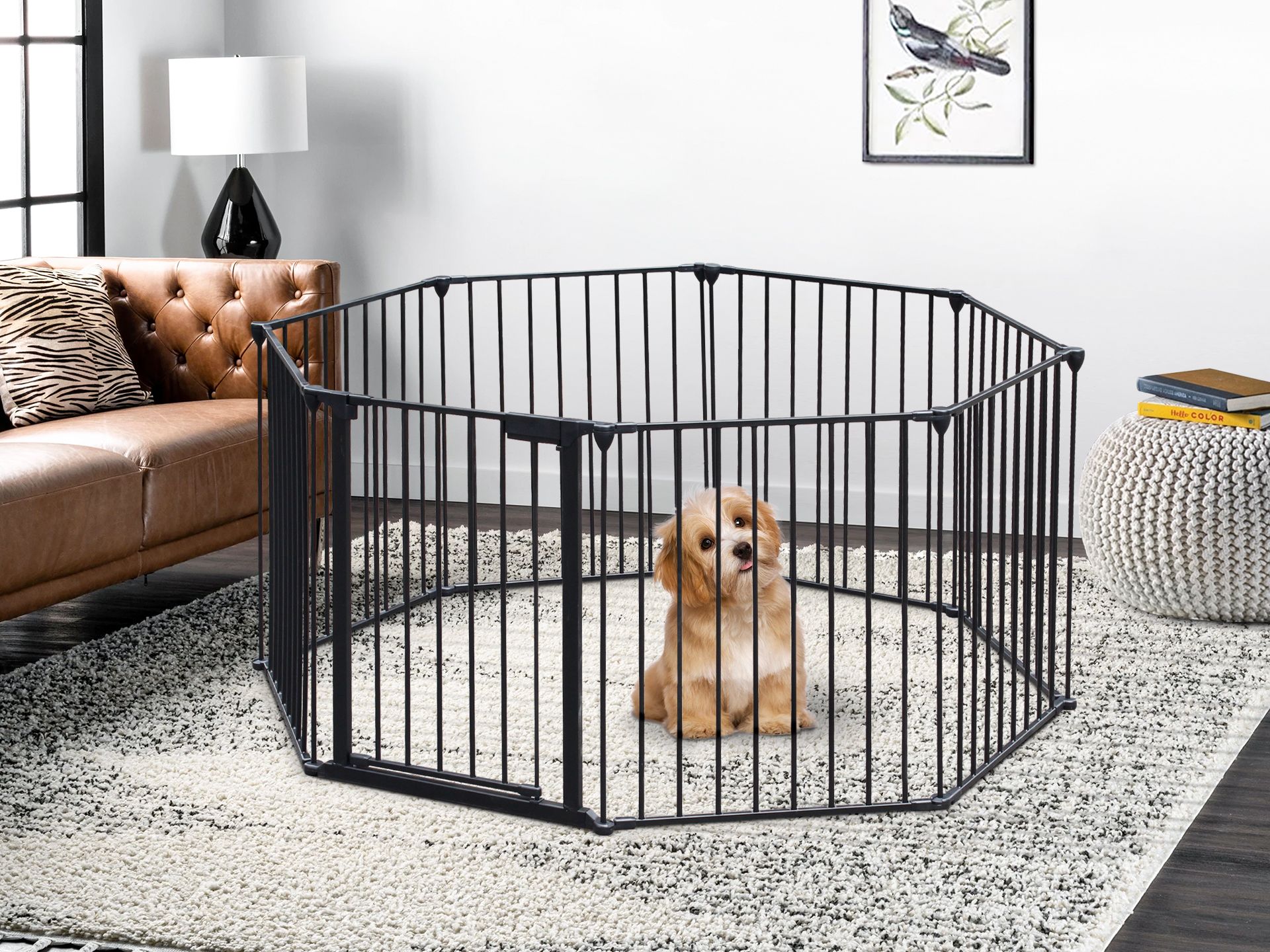 Bingo 8pcs Safety Fence Play Pen Safety Gate Fire Guard