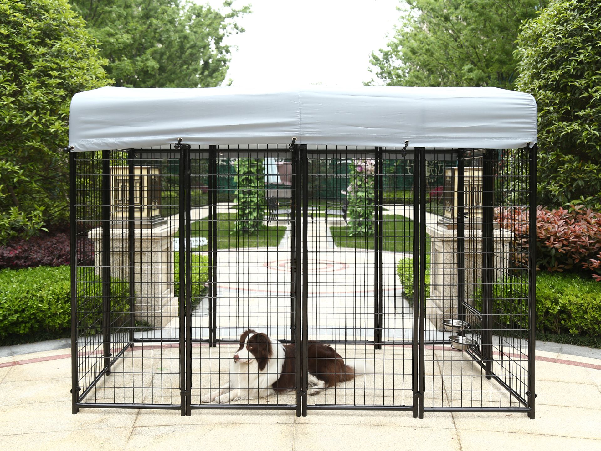 Bingo Pet Dog Kennel Metal Enclosure 2.4m x 1.2m