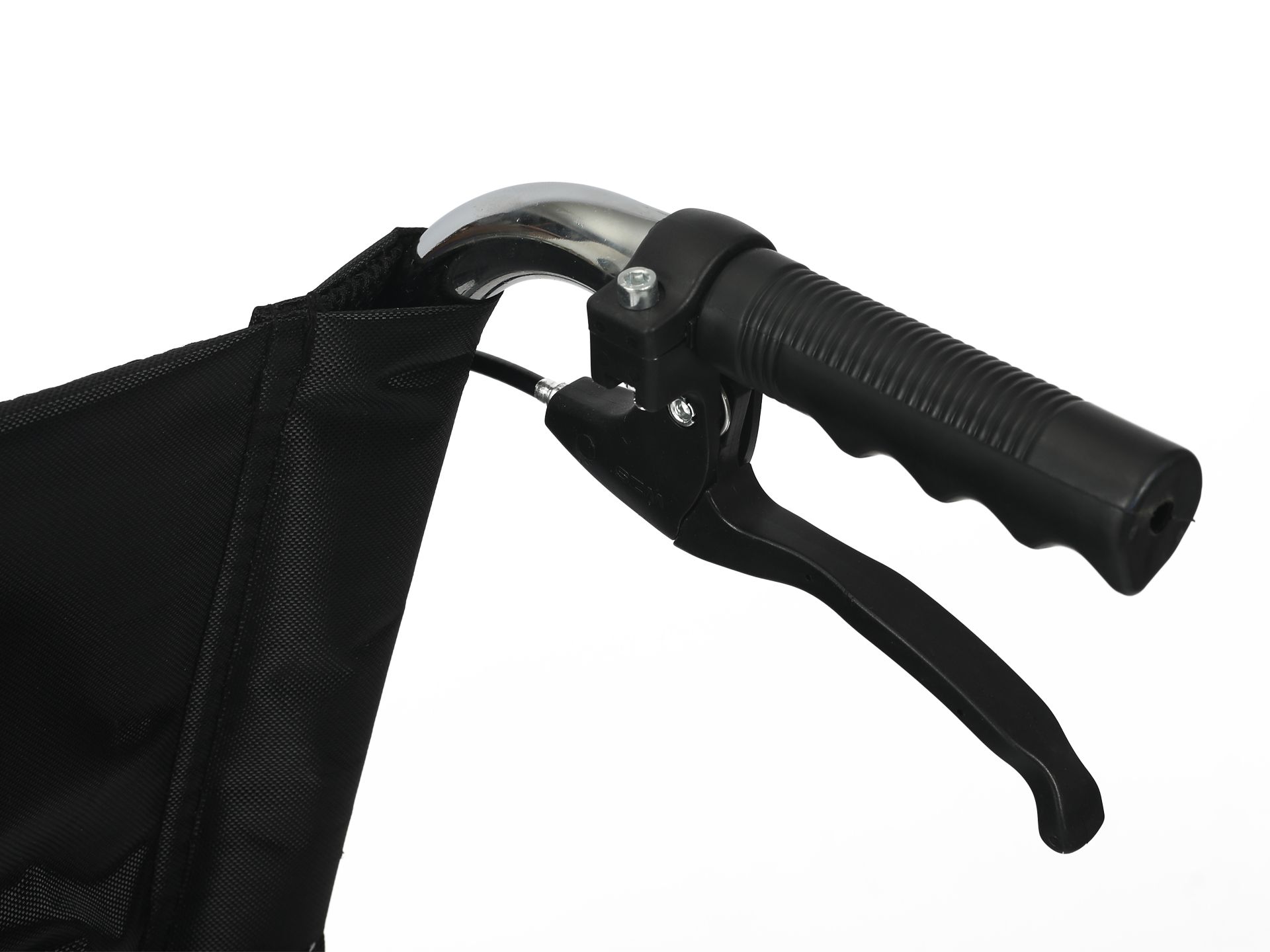 Self-Propelled Wheelchair with Locking Hand Brakes - Black