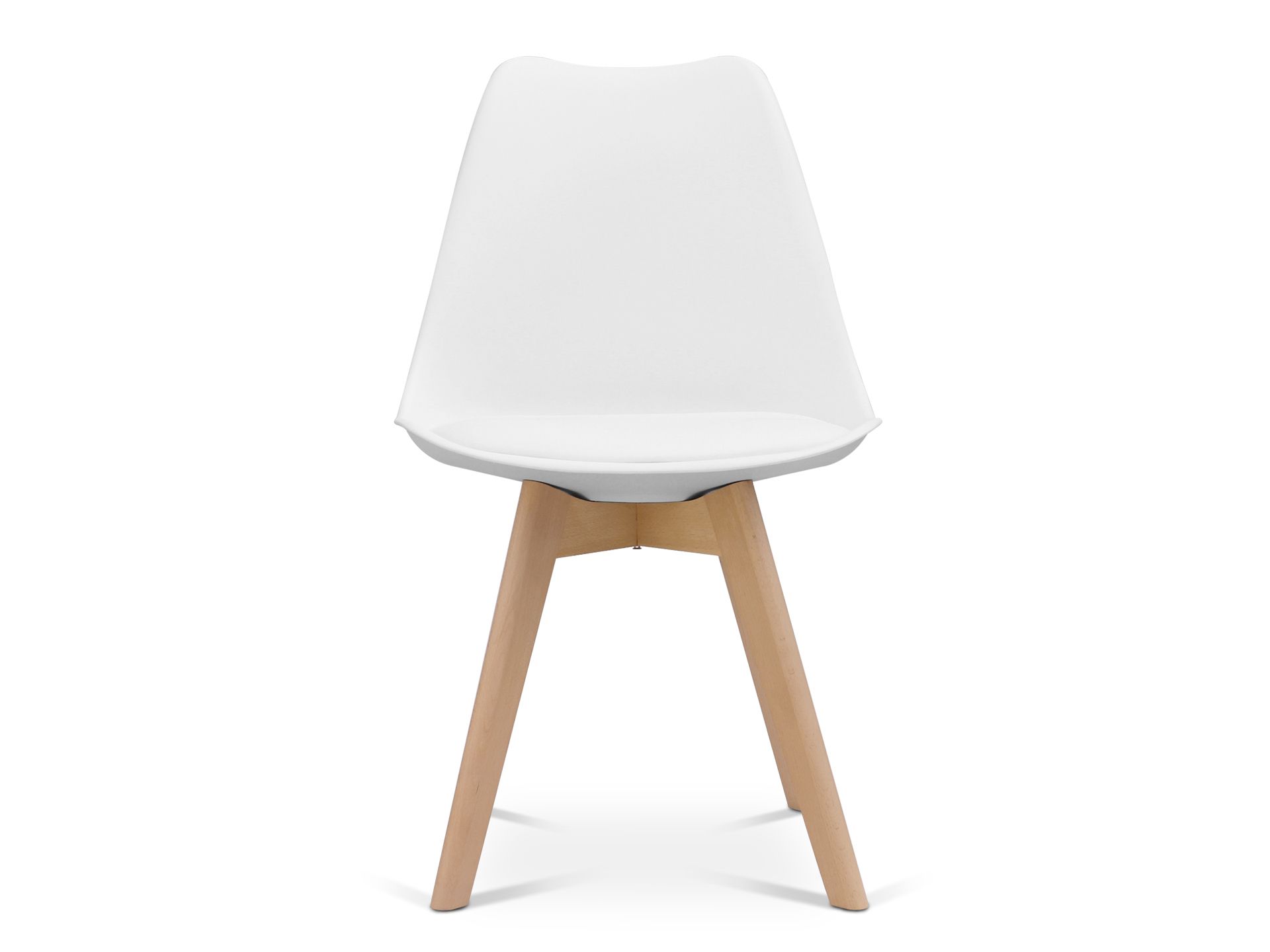 Evelyn Dining Chair Padded - Set of 2 - White