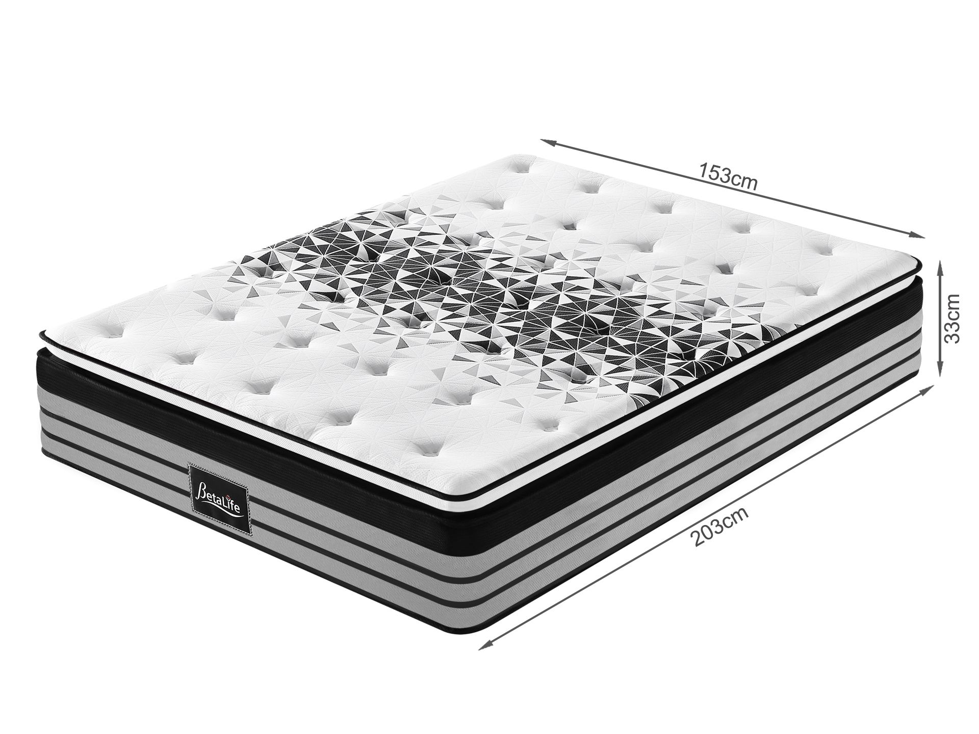 Betalife Luxury Plus Gel Memory Mattress - Queen