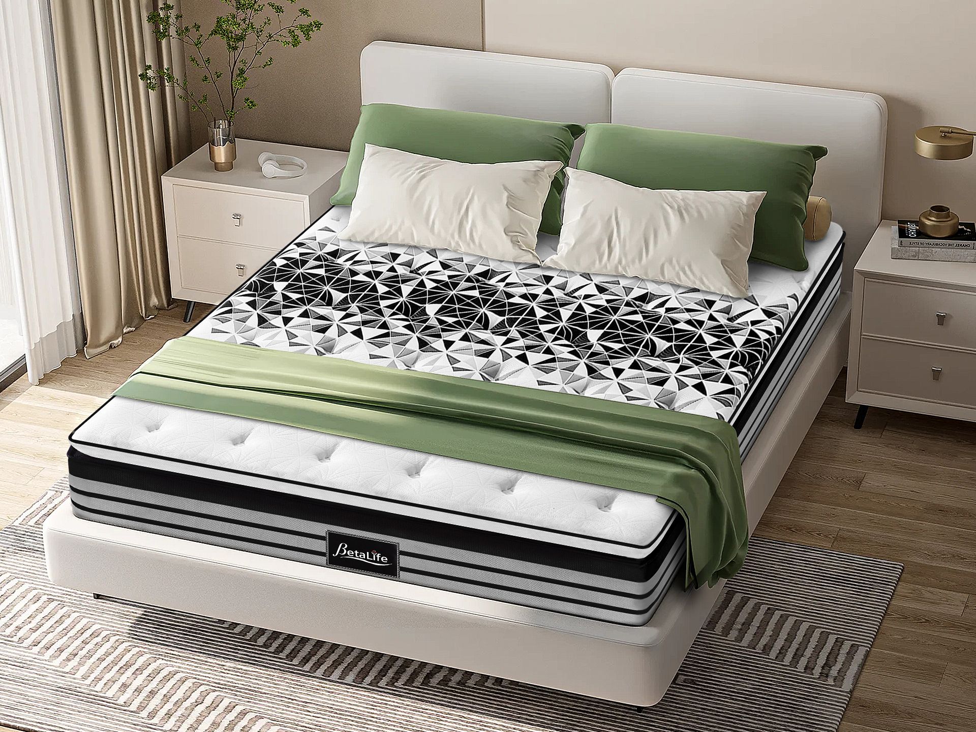 Super king top gel mattress
