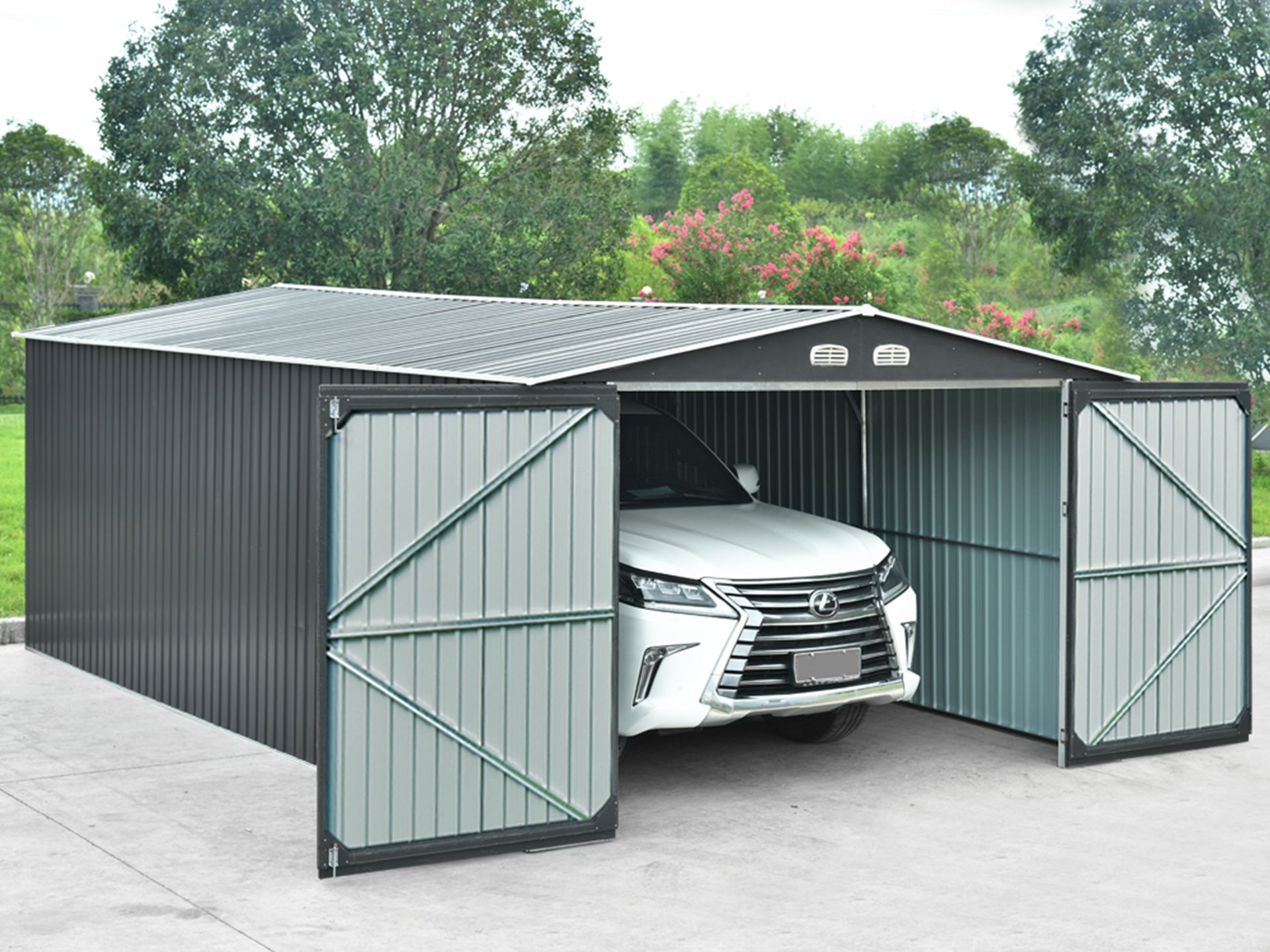 Toughout Car Garage Workshop 6m x 3.86m x 2.37m
