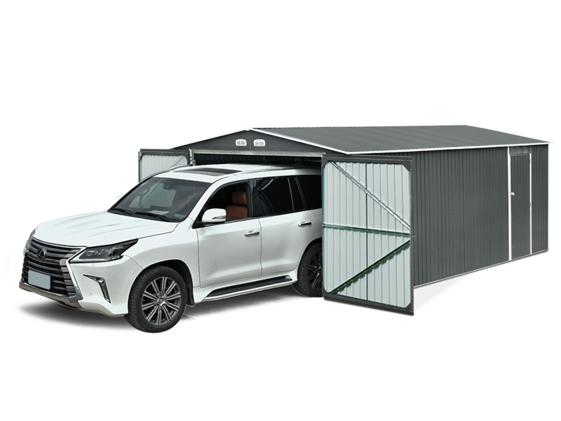 Toughout Car Garage Workshop 6m x 3.86m x 2.37m