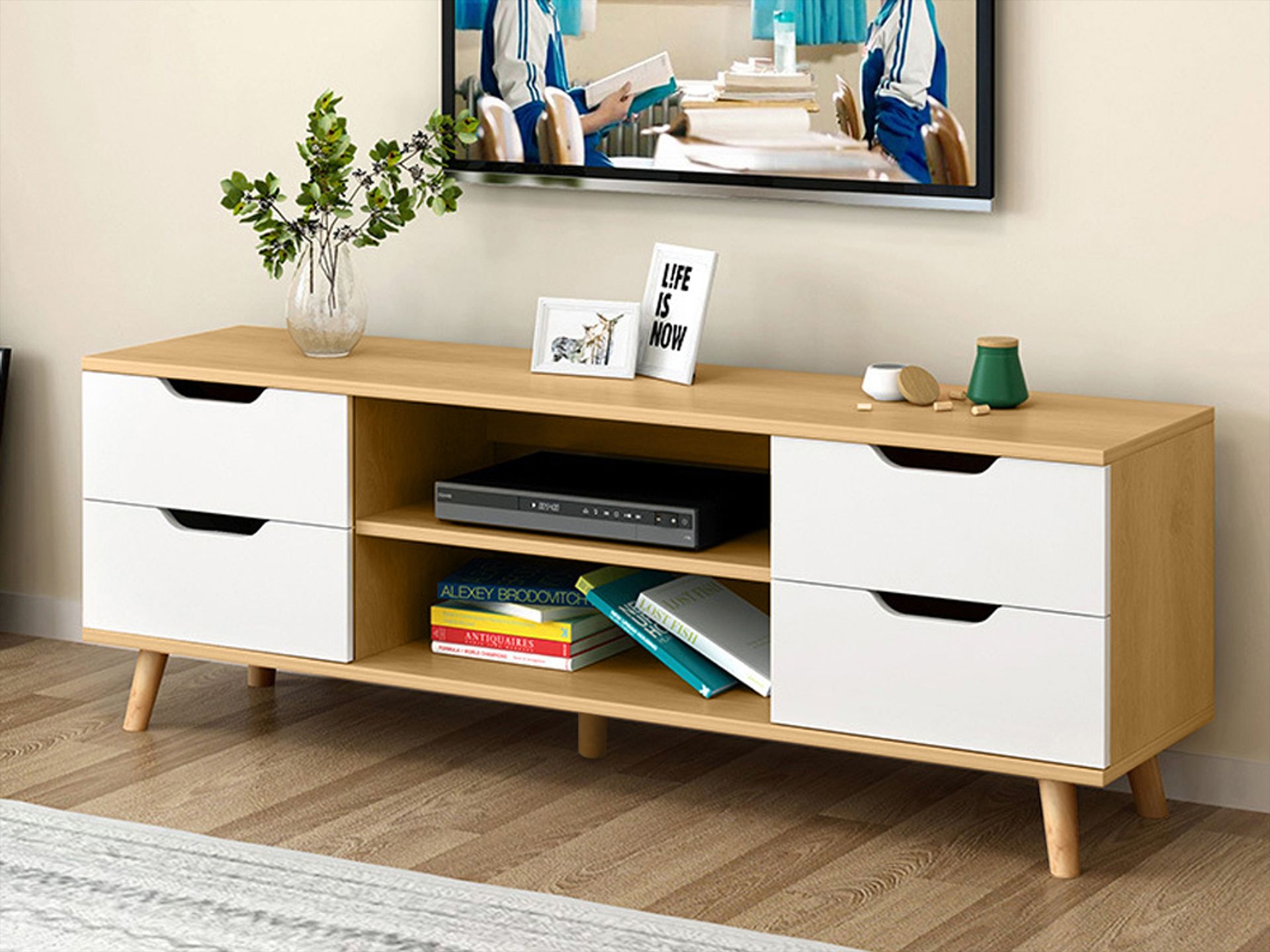 LUCILLE 1.2M Entertainment Unit OAK