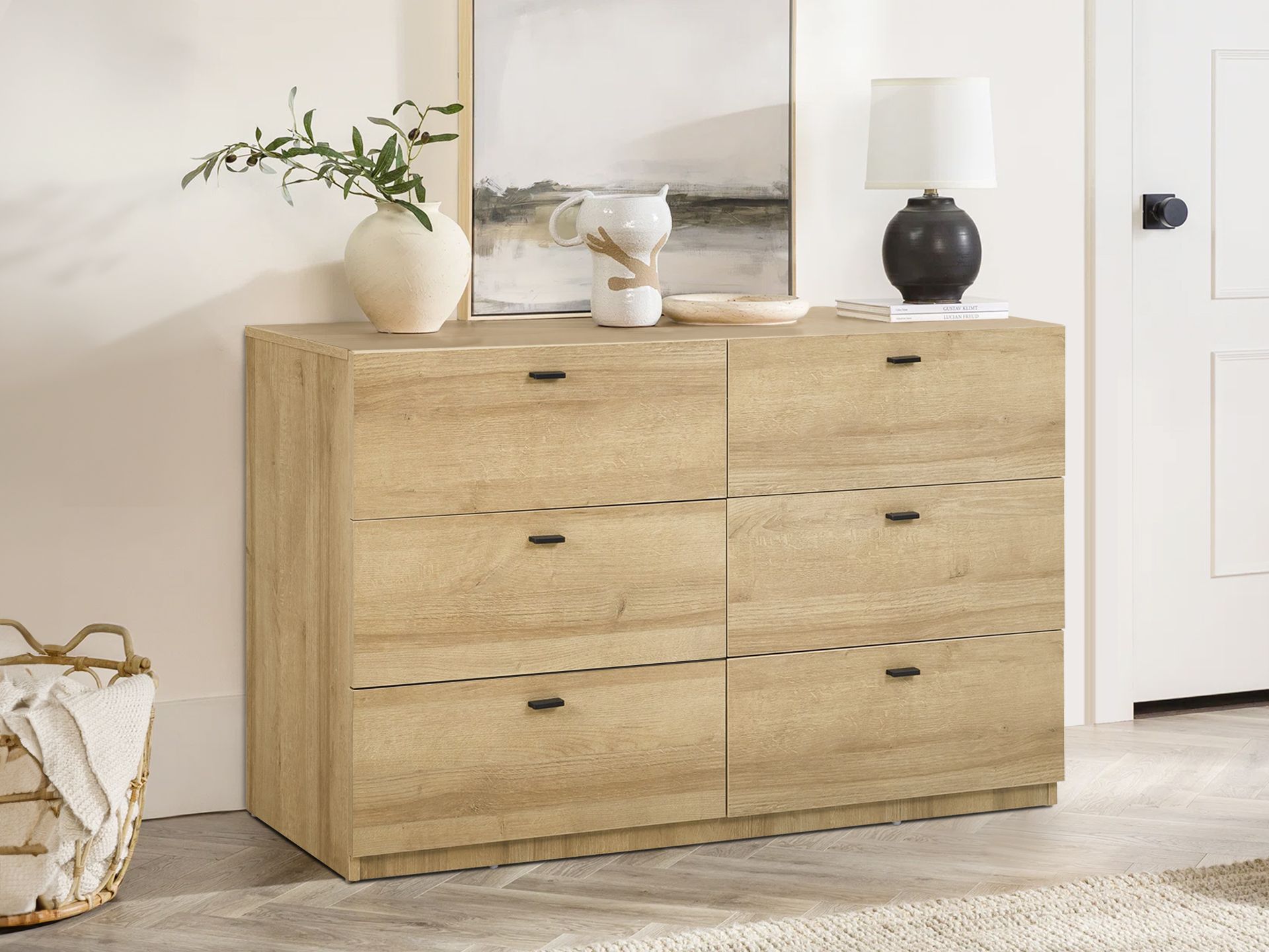 Low 6 shop drawer dresser