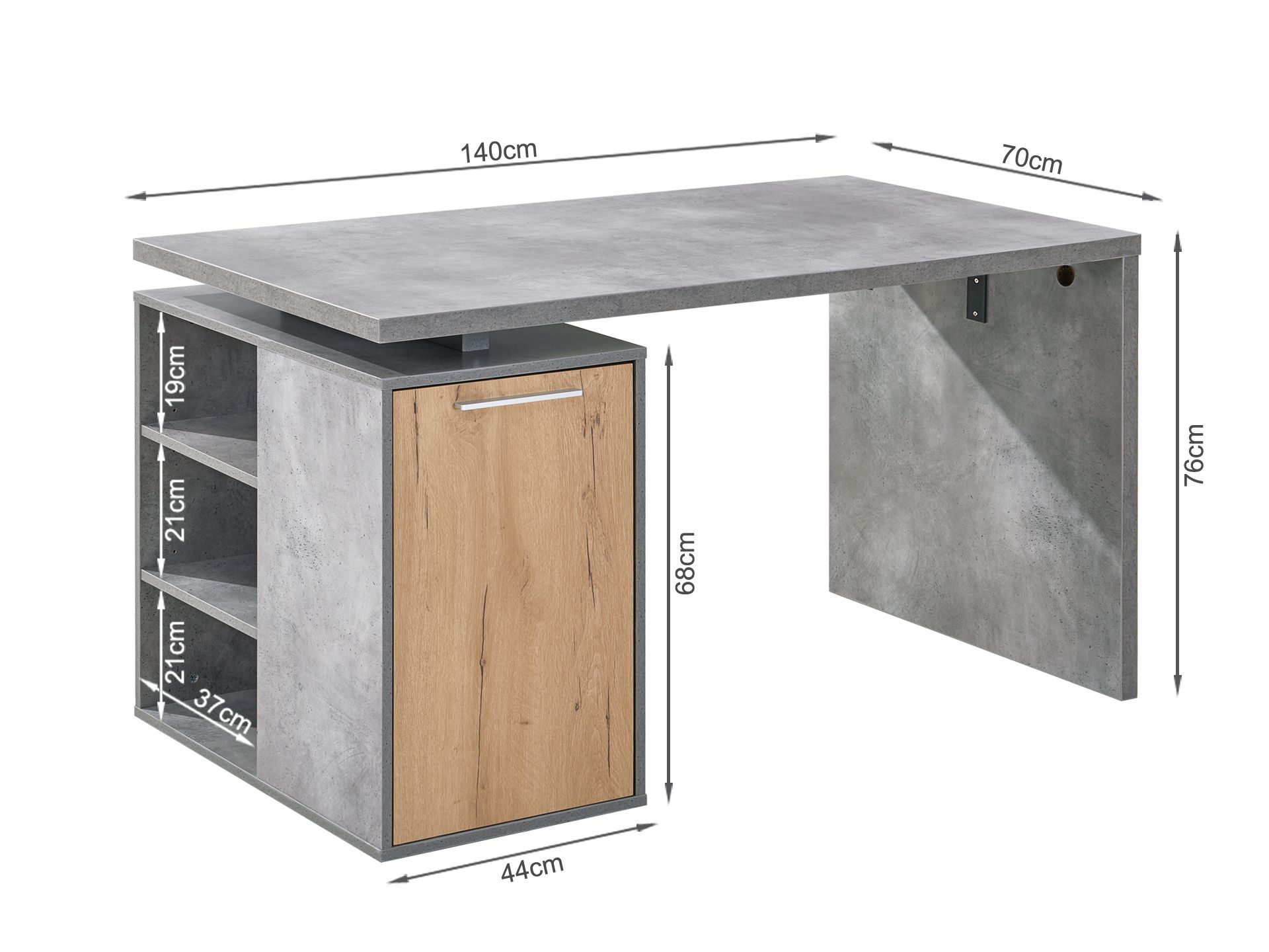 Clifford 140cm Computer Desk