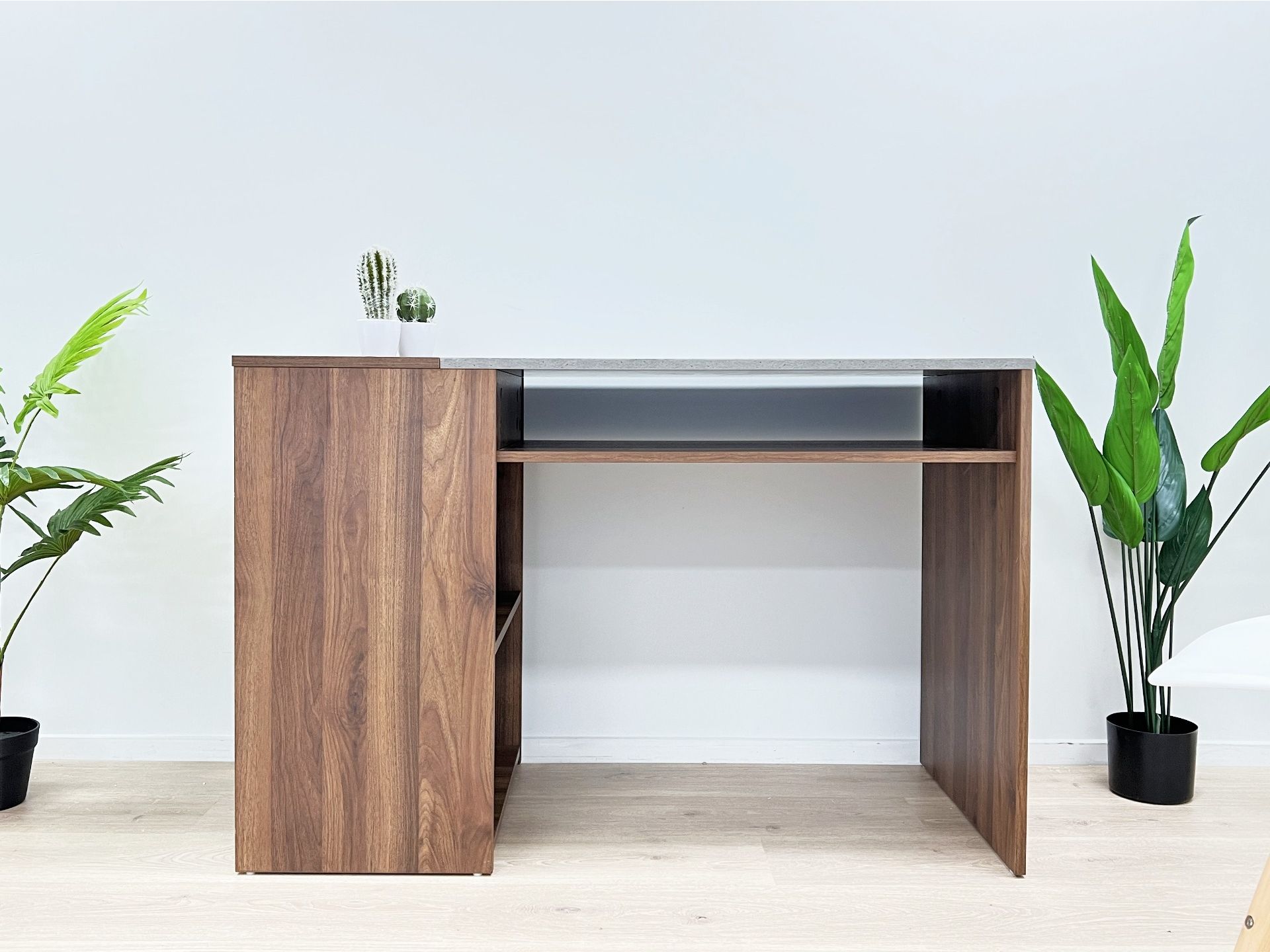 Willie 116cm Computer Desk - Walnut
