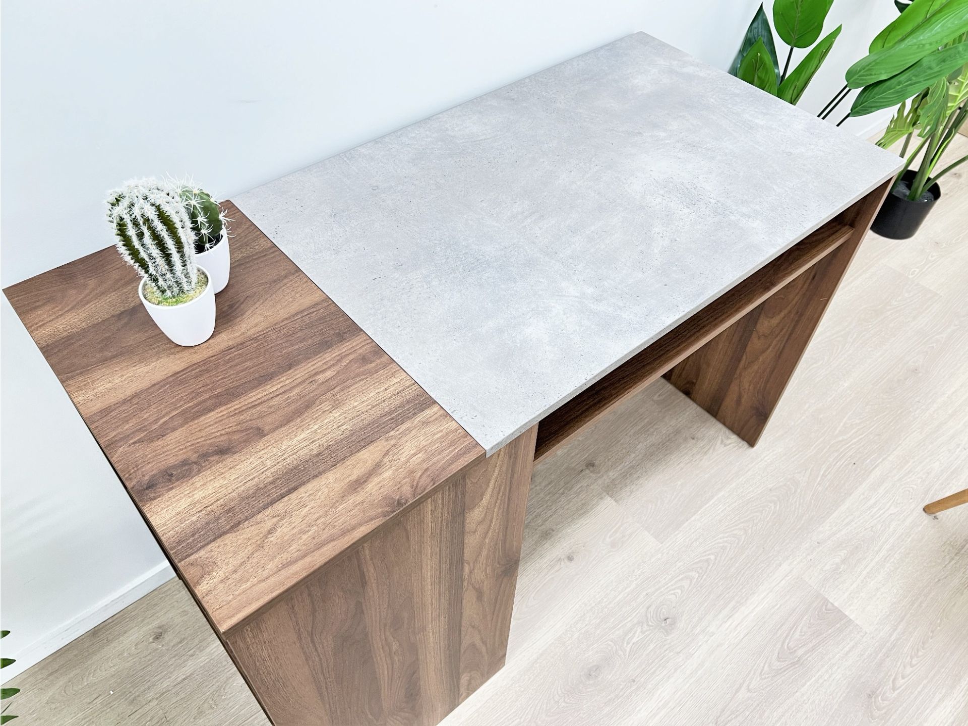 Willie 116cm Computer Desk - Walnut