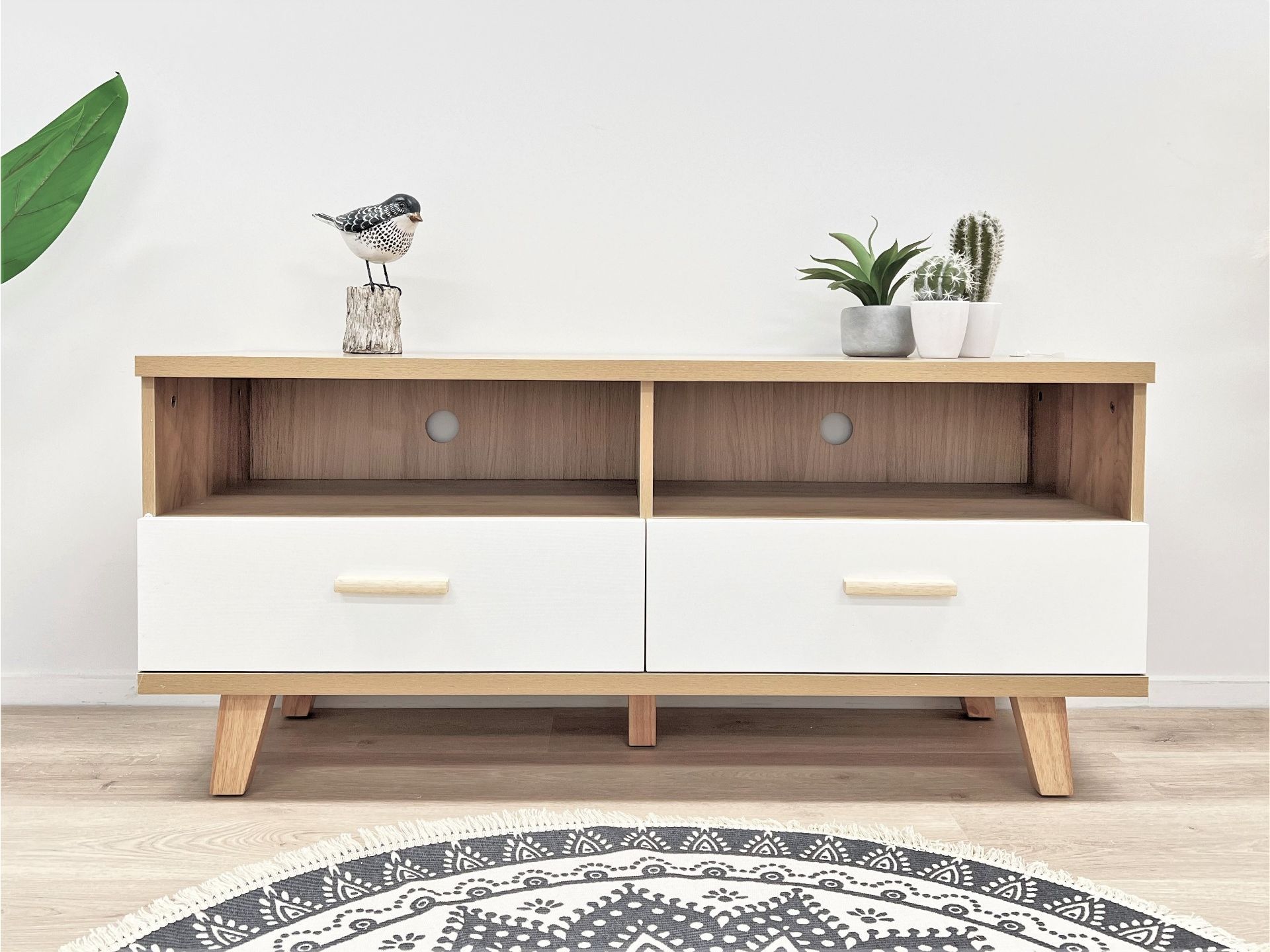 Alton 1.2m Entertainment Unit - Oak