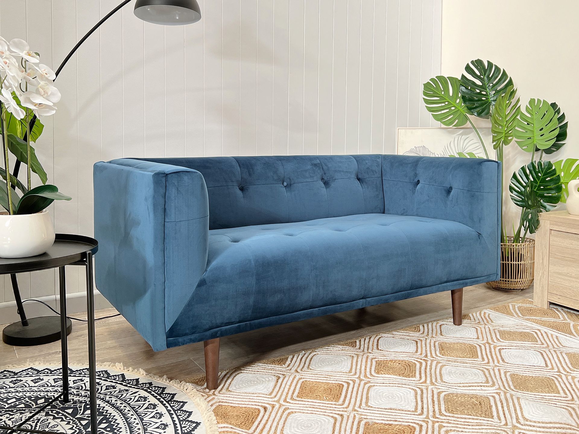 Manarola 3 Seater Sofa - Blue