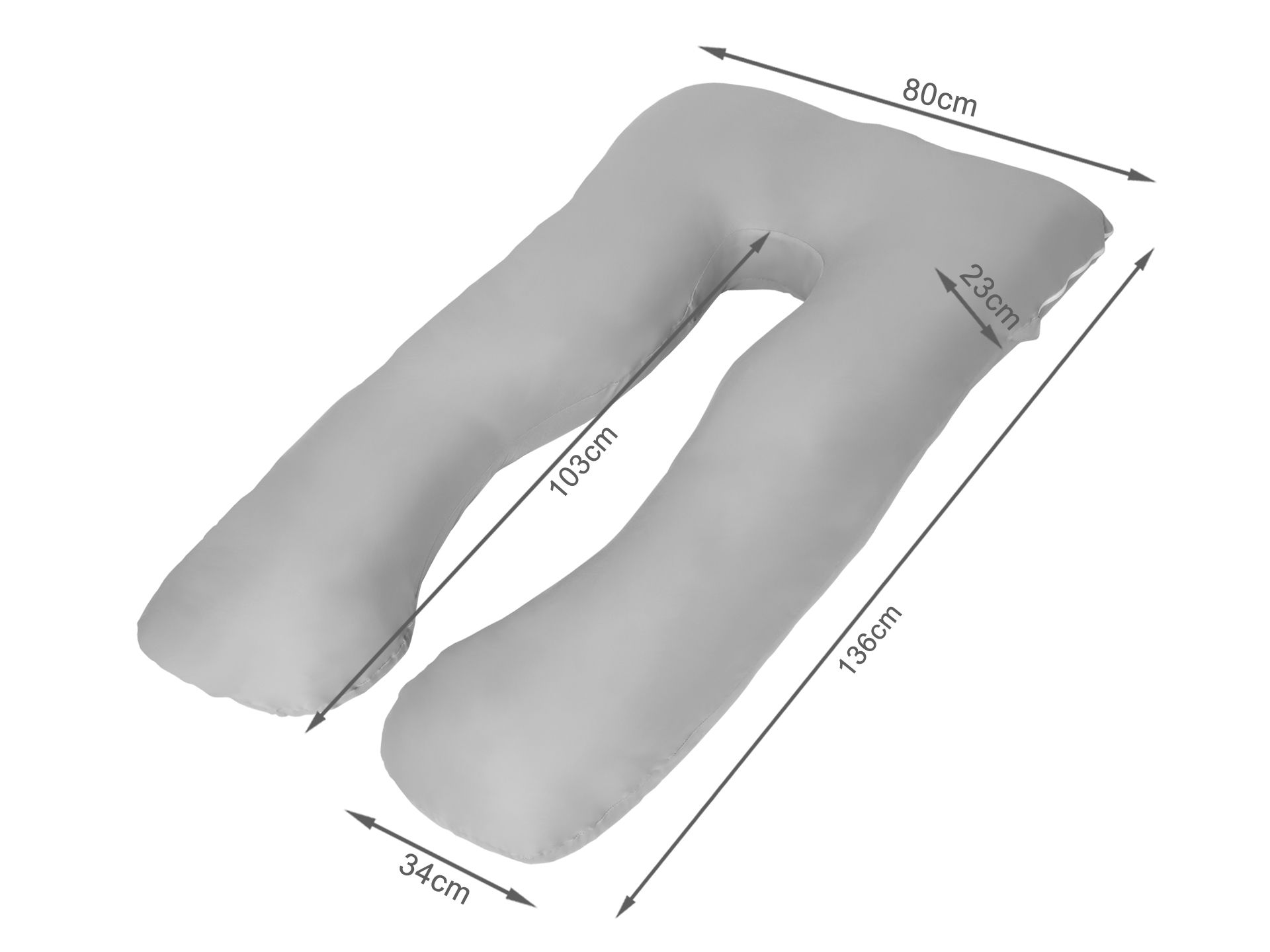 Pregnancy shop pillow dimensions