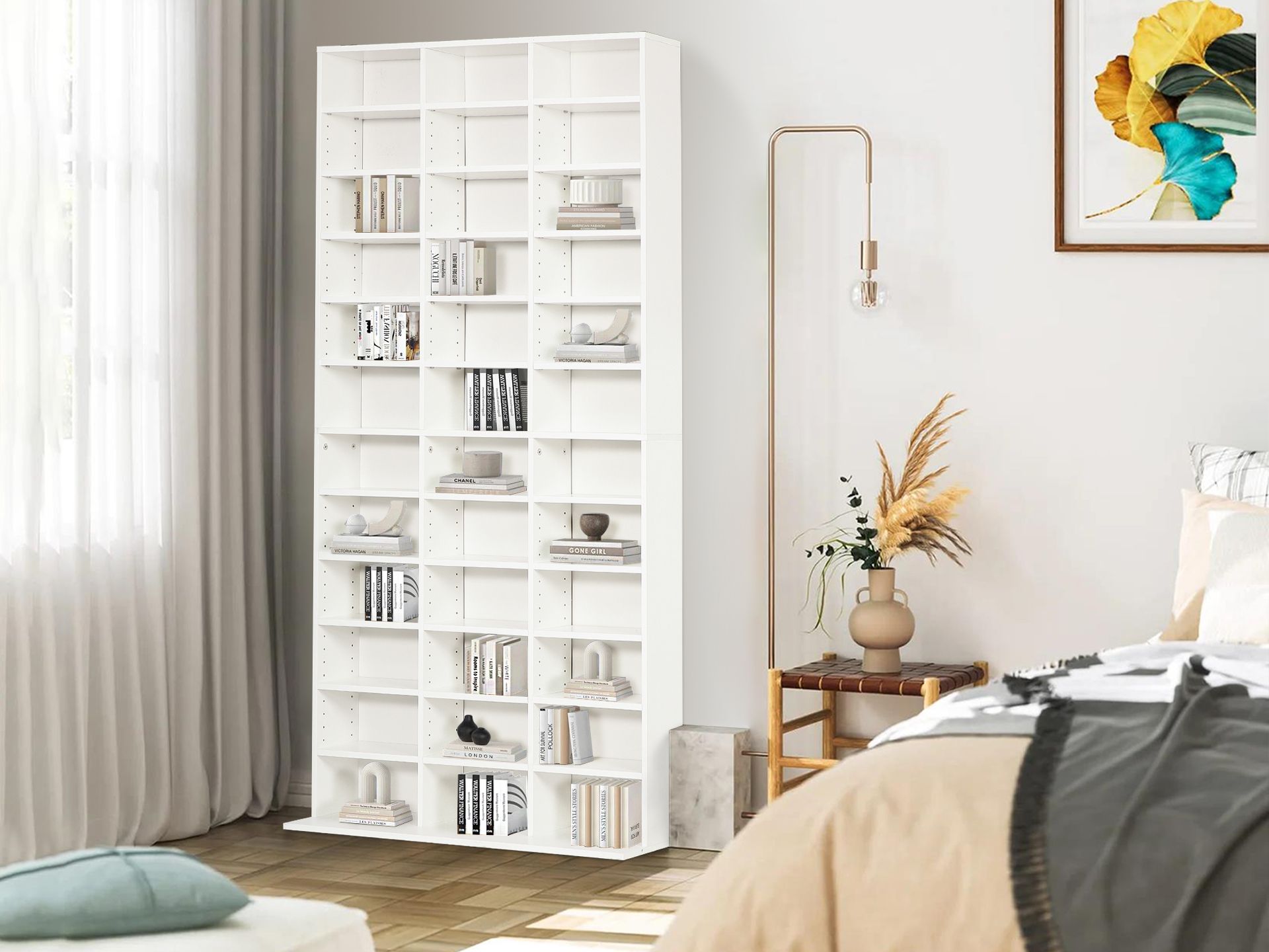 CHAMO CD Storage Shelf WHITE