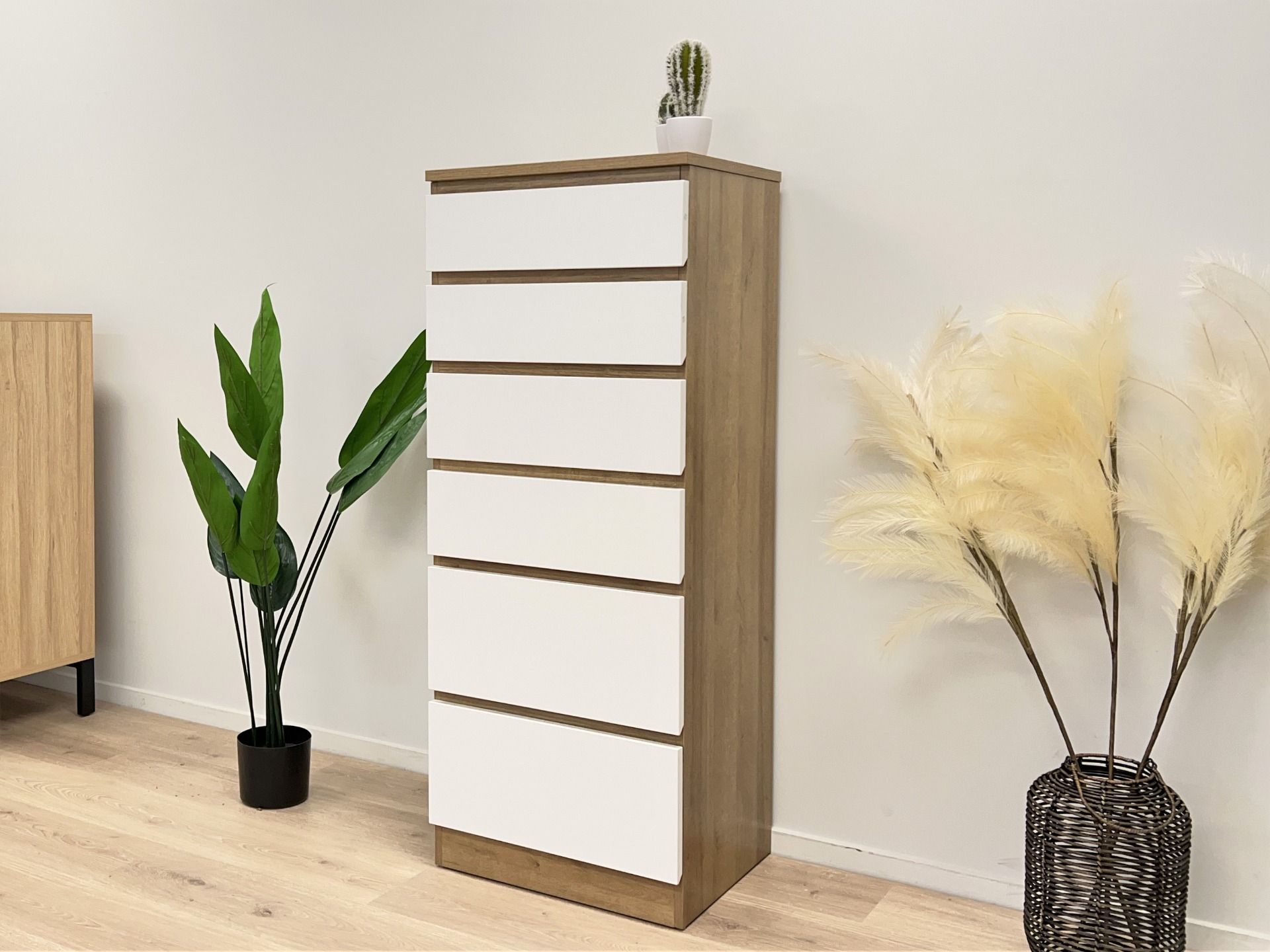 Tallboy with shop mirror on top