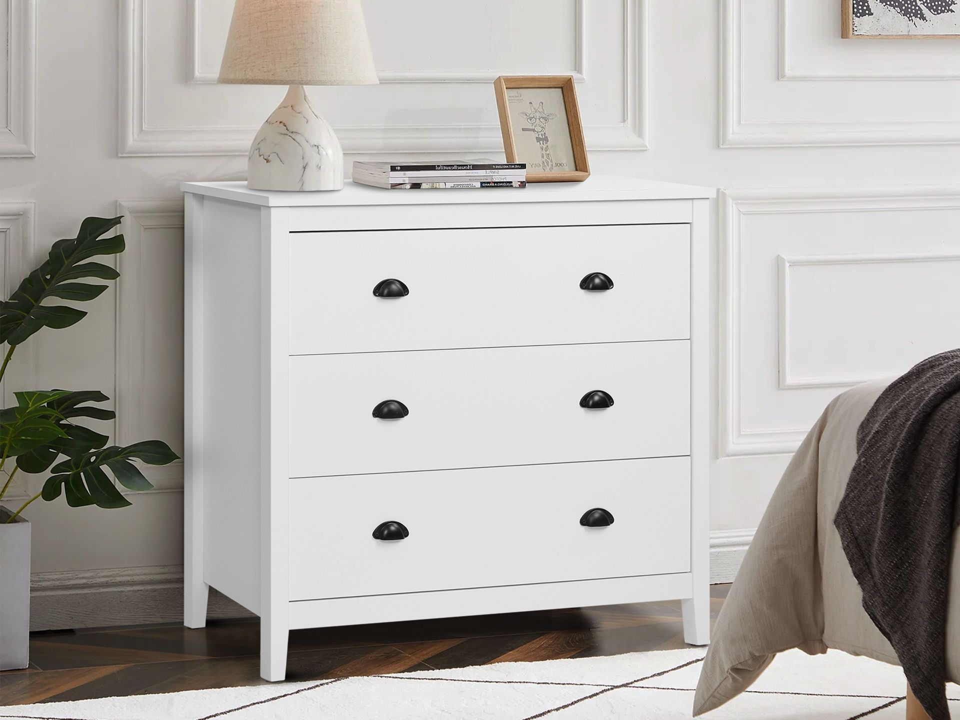 Tallboy chest online of drawers white
