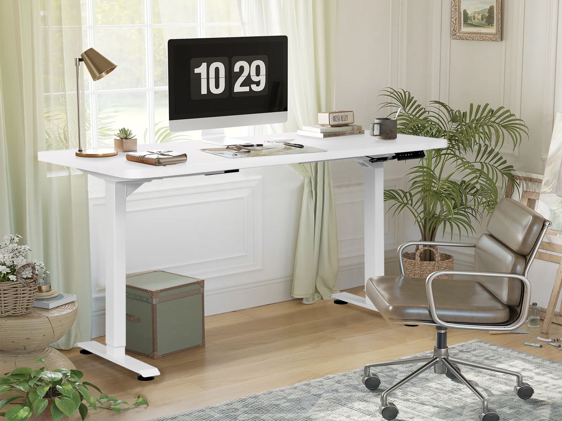 160cm on sale white desk