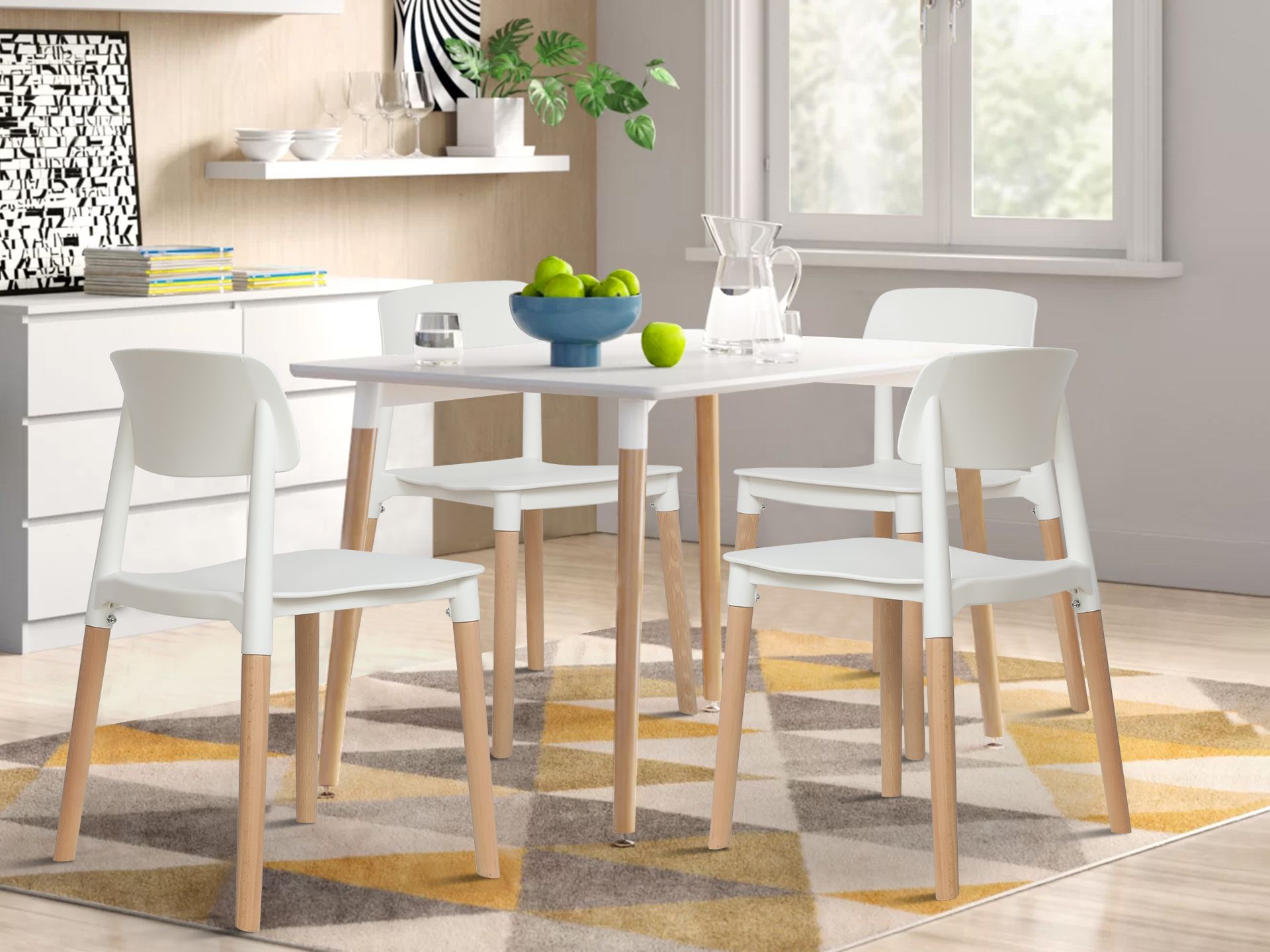 Dining chairs set store of 4 ikea