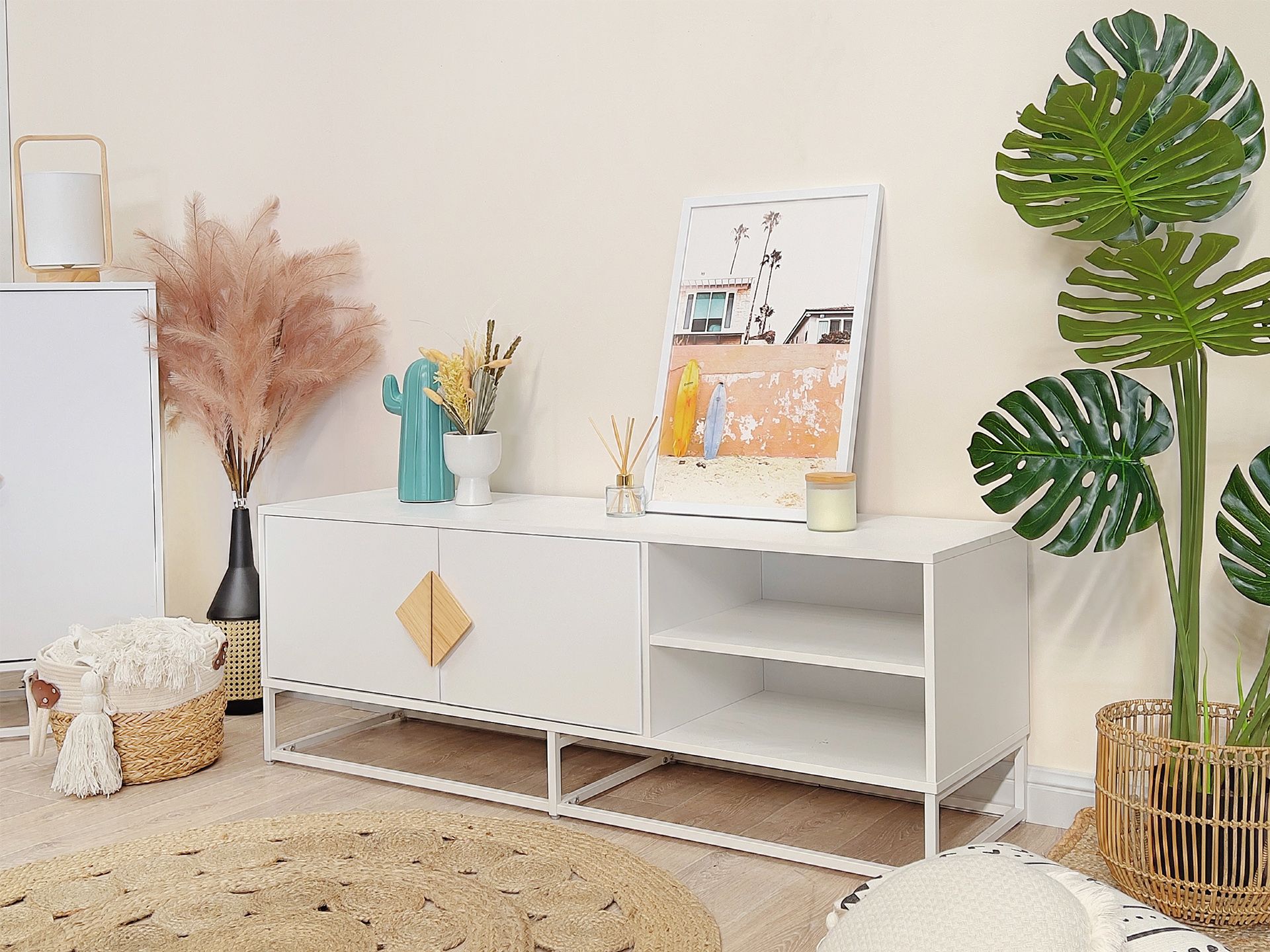 White tv top unit kmart