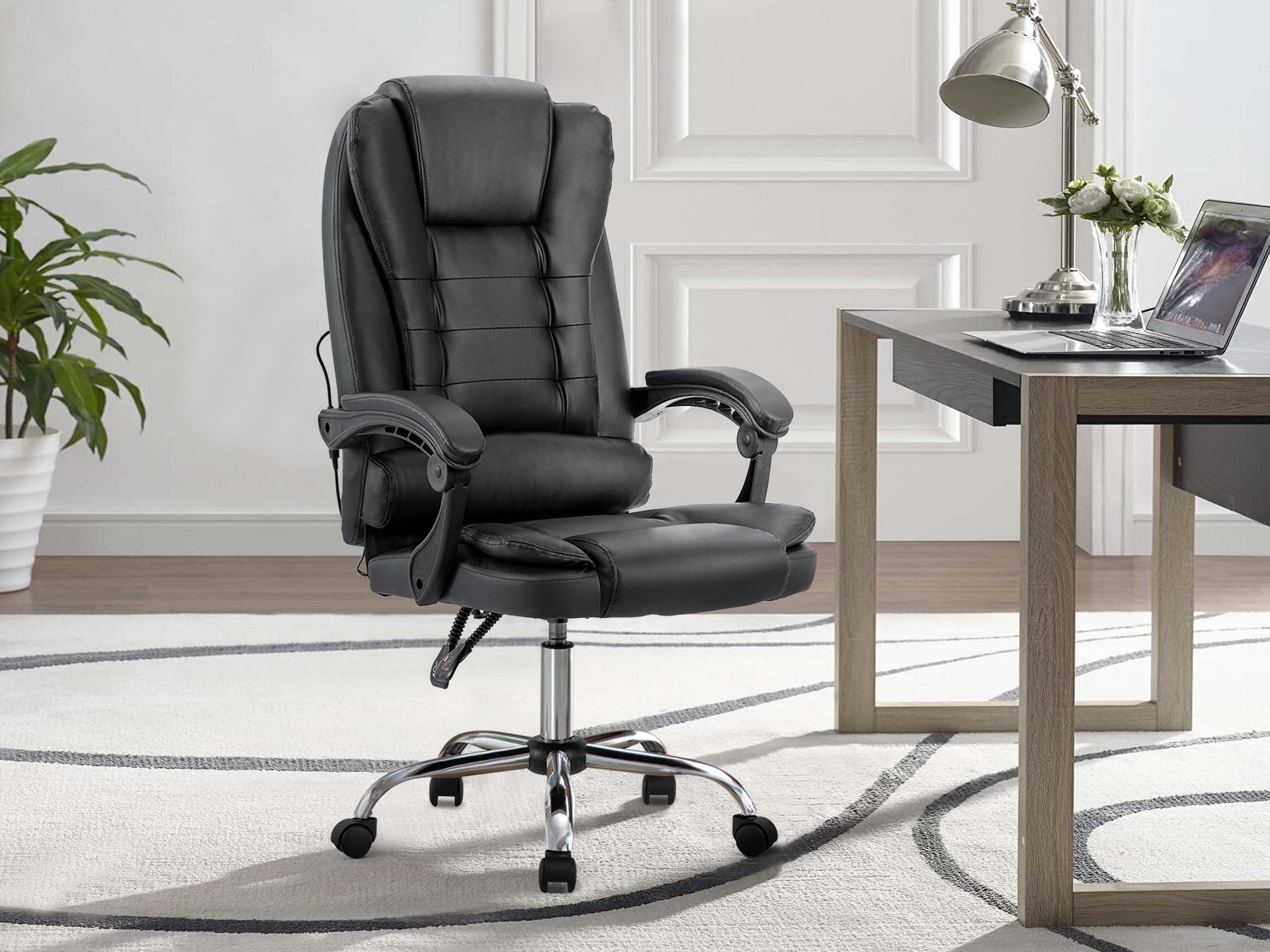 Back massage office chair outlet
