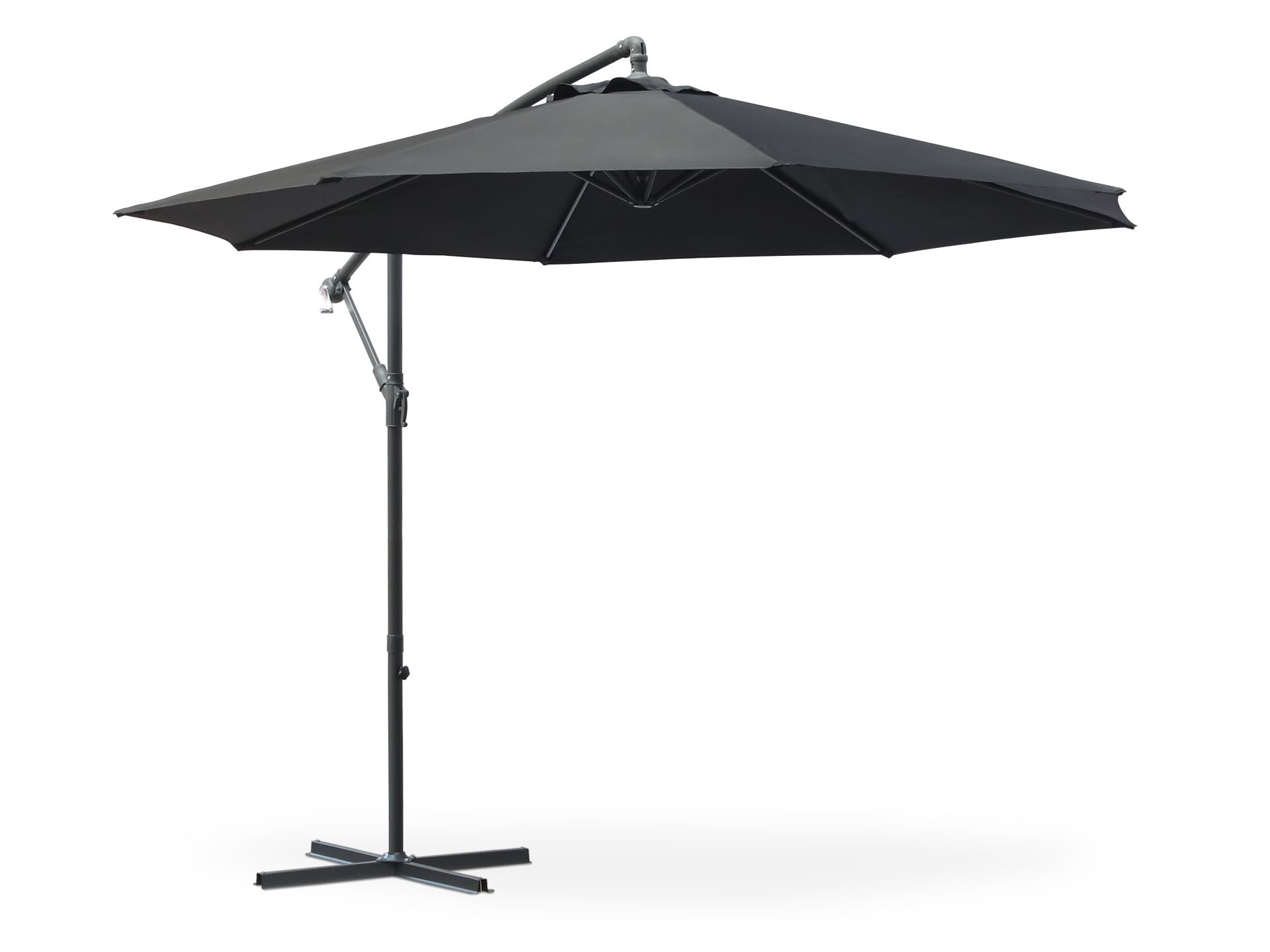 Toughout Kauri Outdoor Cantilever Umbrella 3m - Black