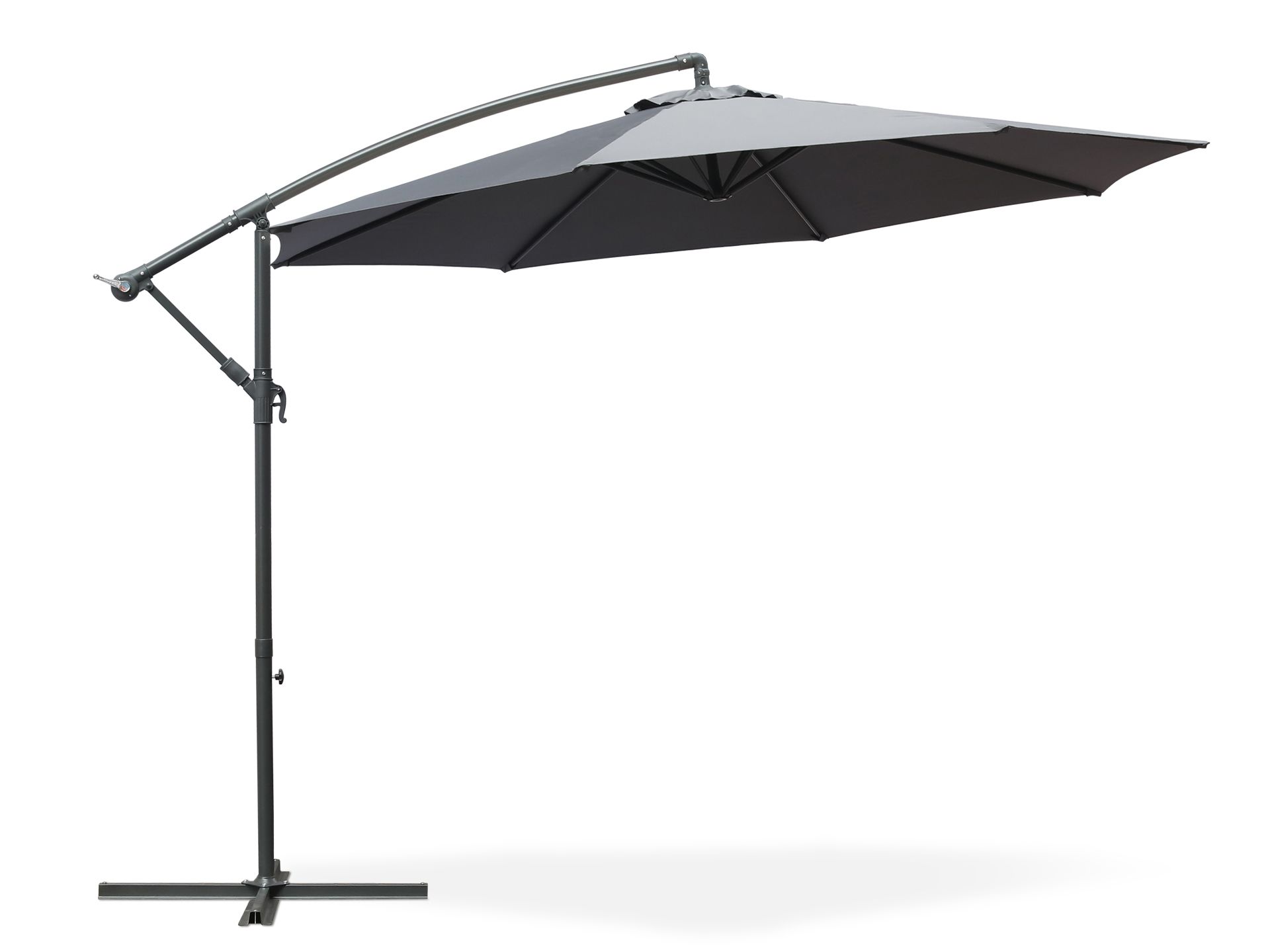 Toughout Kauri Outdoor Cantilever Umbrella 3m - Grey