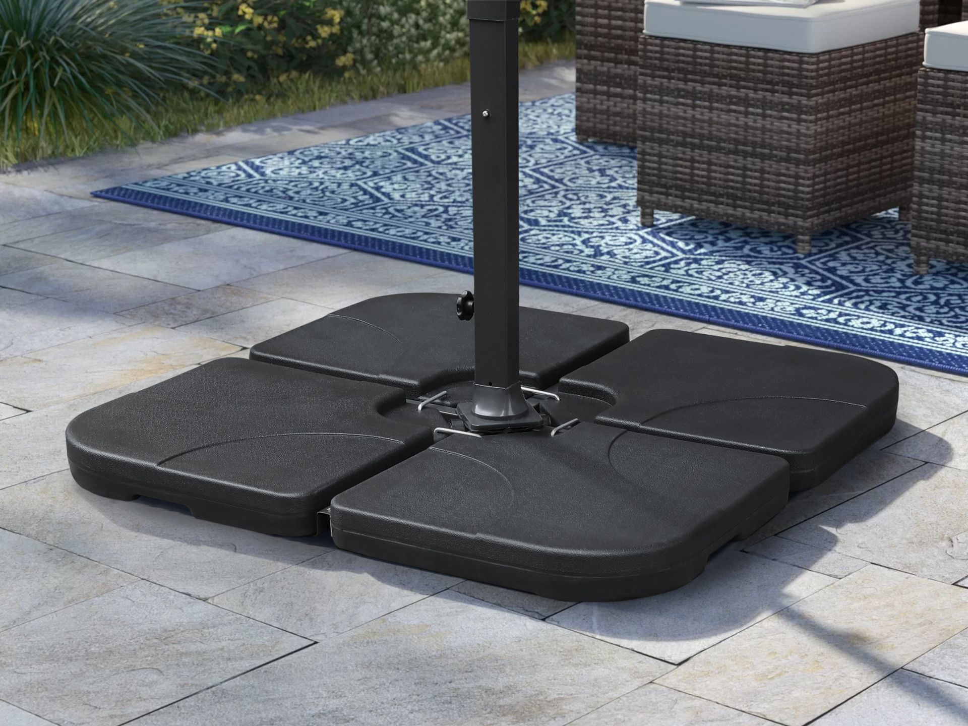 Umbrella and base set on sale