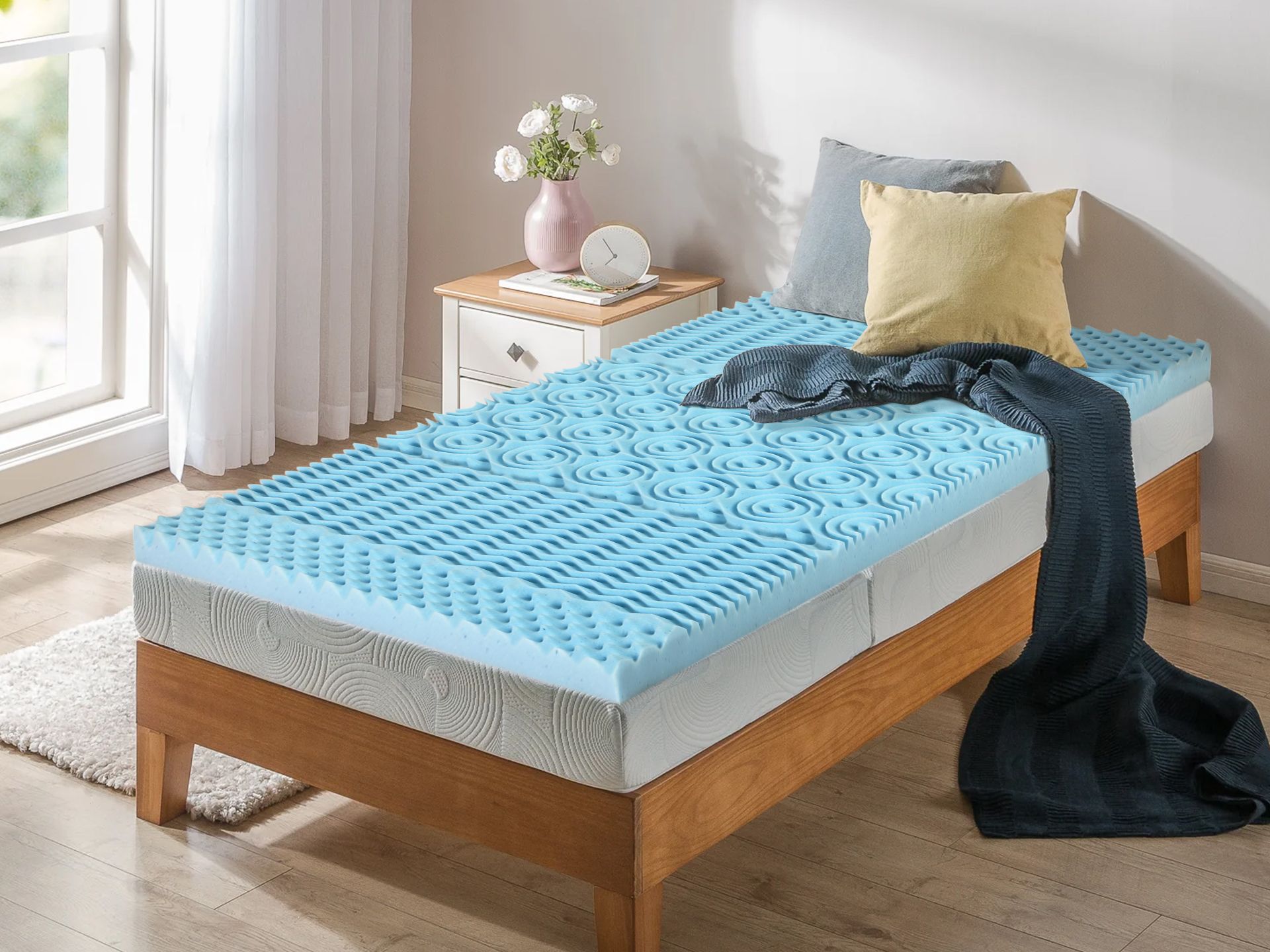 isotonic 5 zone gel mattress topper