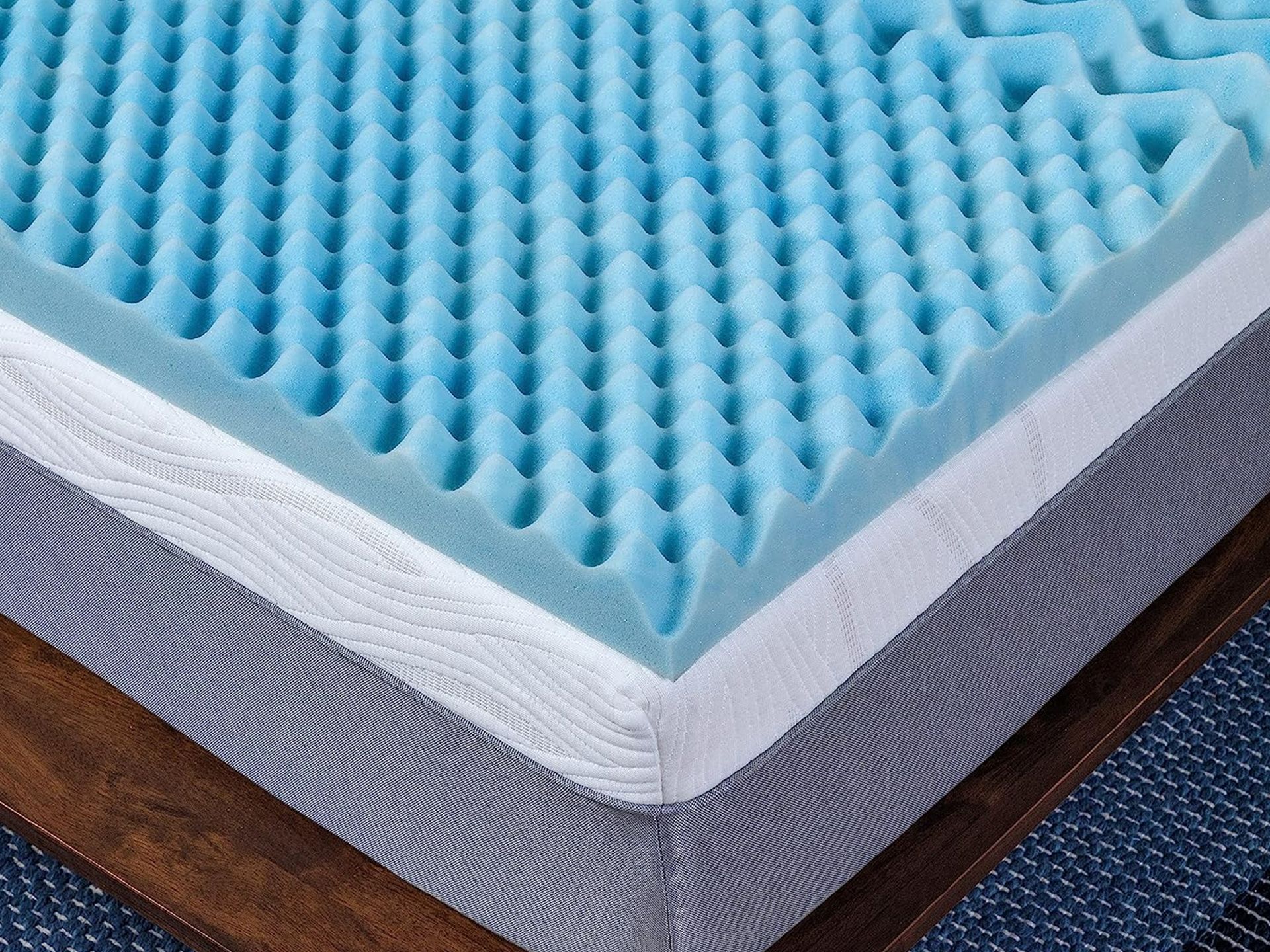 Betalife Zonelux 5 Zone Gel Memory Foam Mattress Topper Double