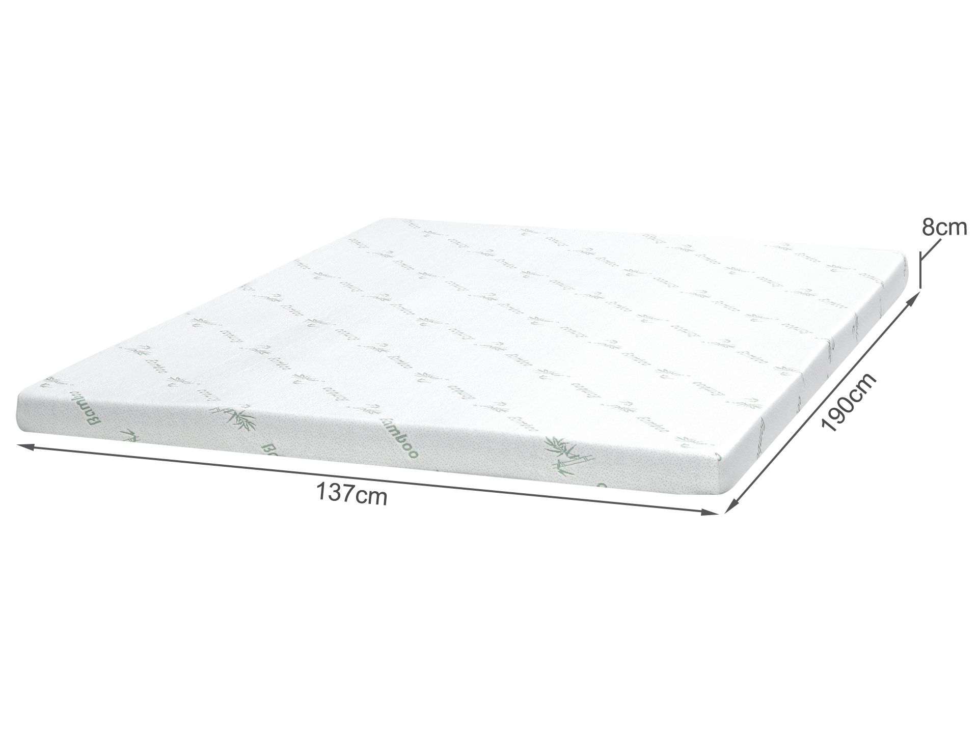 Betalife Dream Flip Dual Sided Memory Foam Mattress Topper - Double