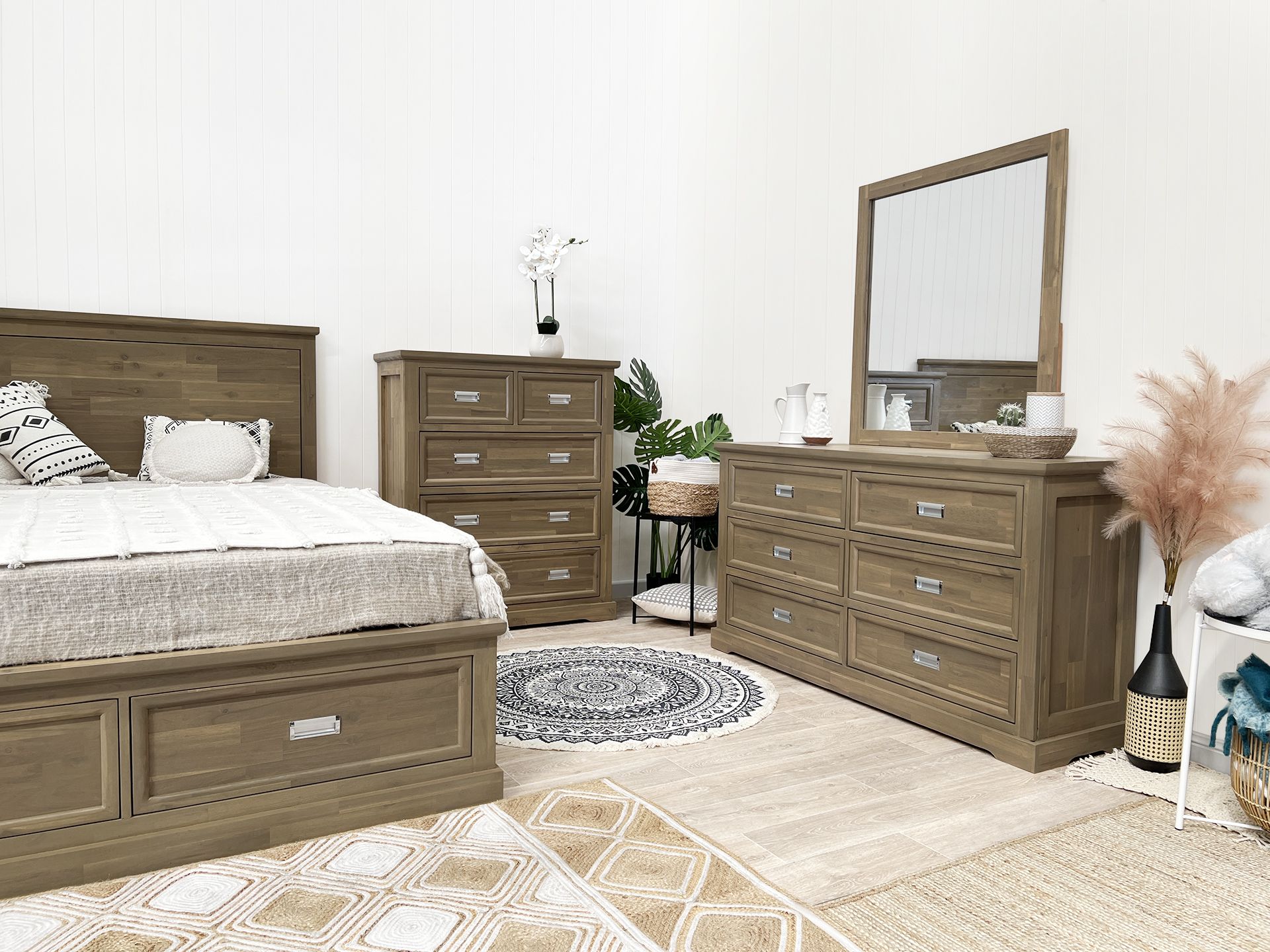 Solid online wood tallboy