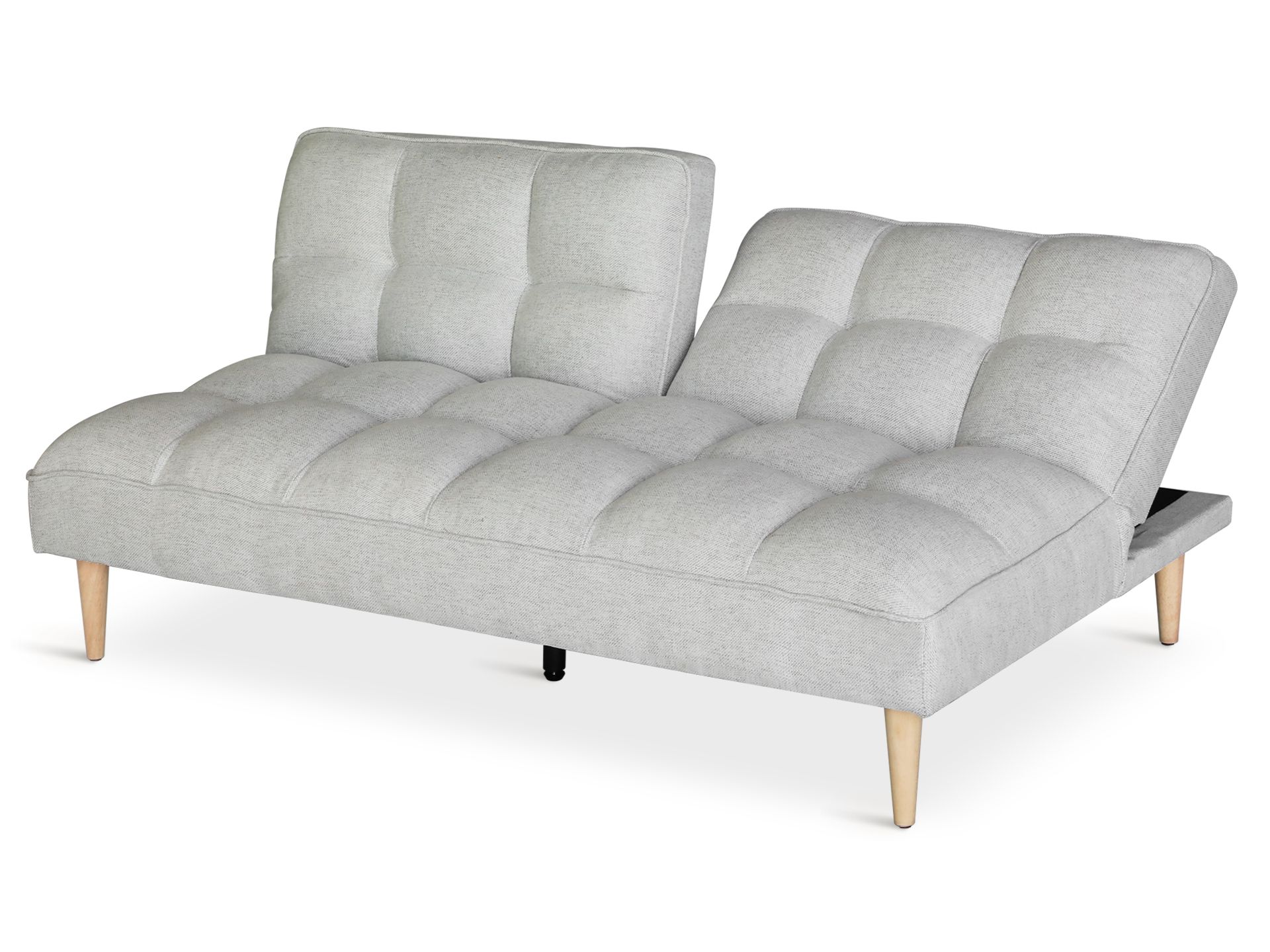 Barton 3 Seater Sofa Bed - Light Grey