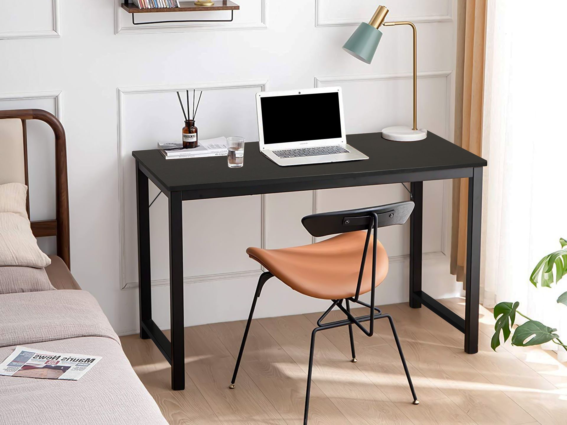 RYLEE 100cm Study Desk - BLACK