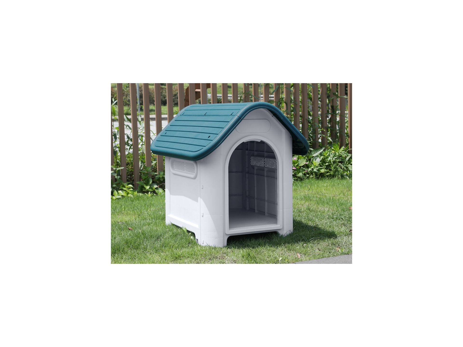 Small Plastic Dog House BLUE