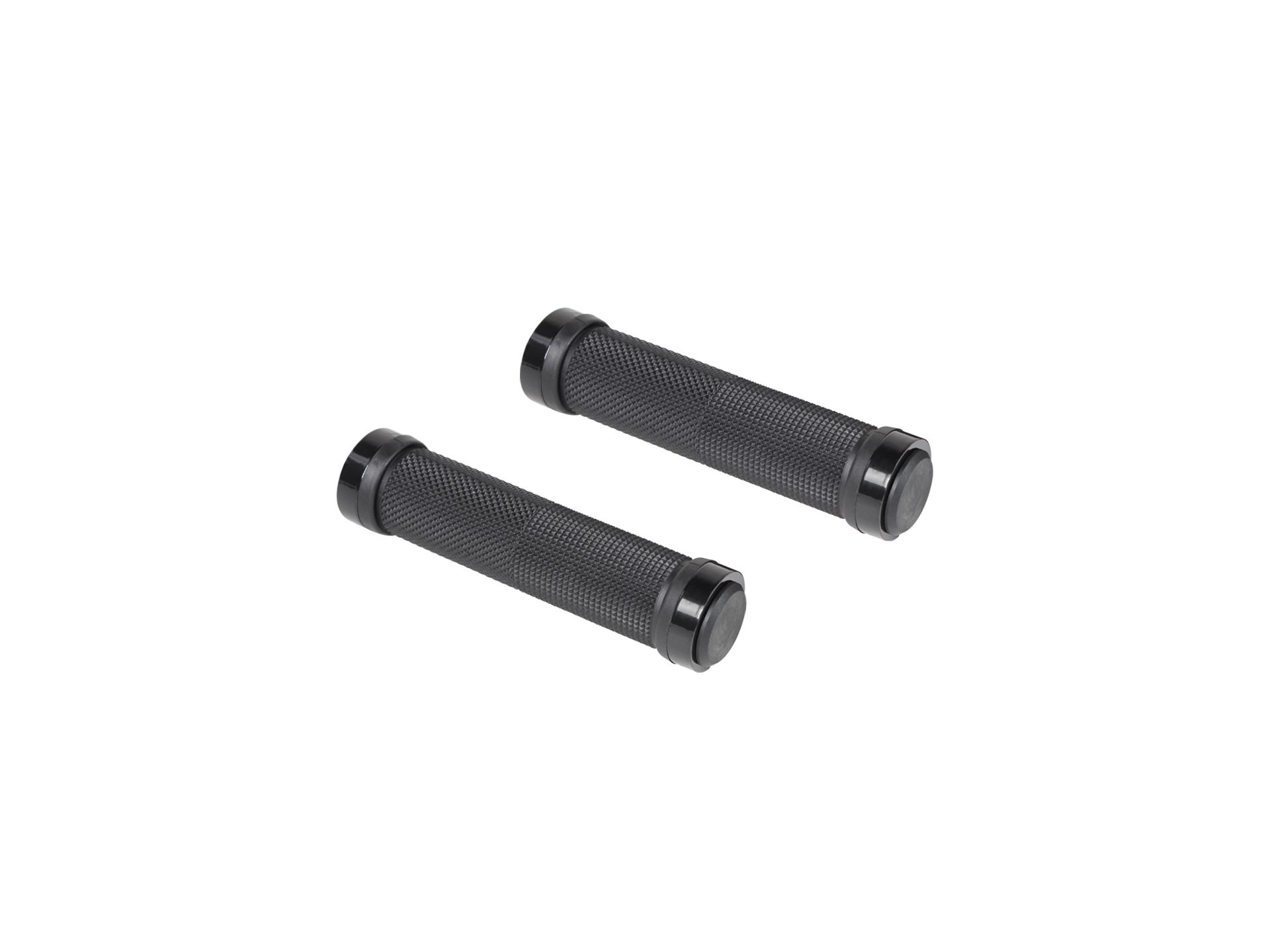 Dual Lock on Bicycle Bike Handlebar Grips 2PCS - BLACK