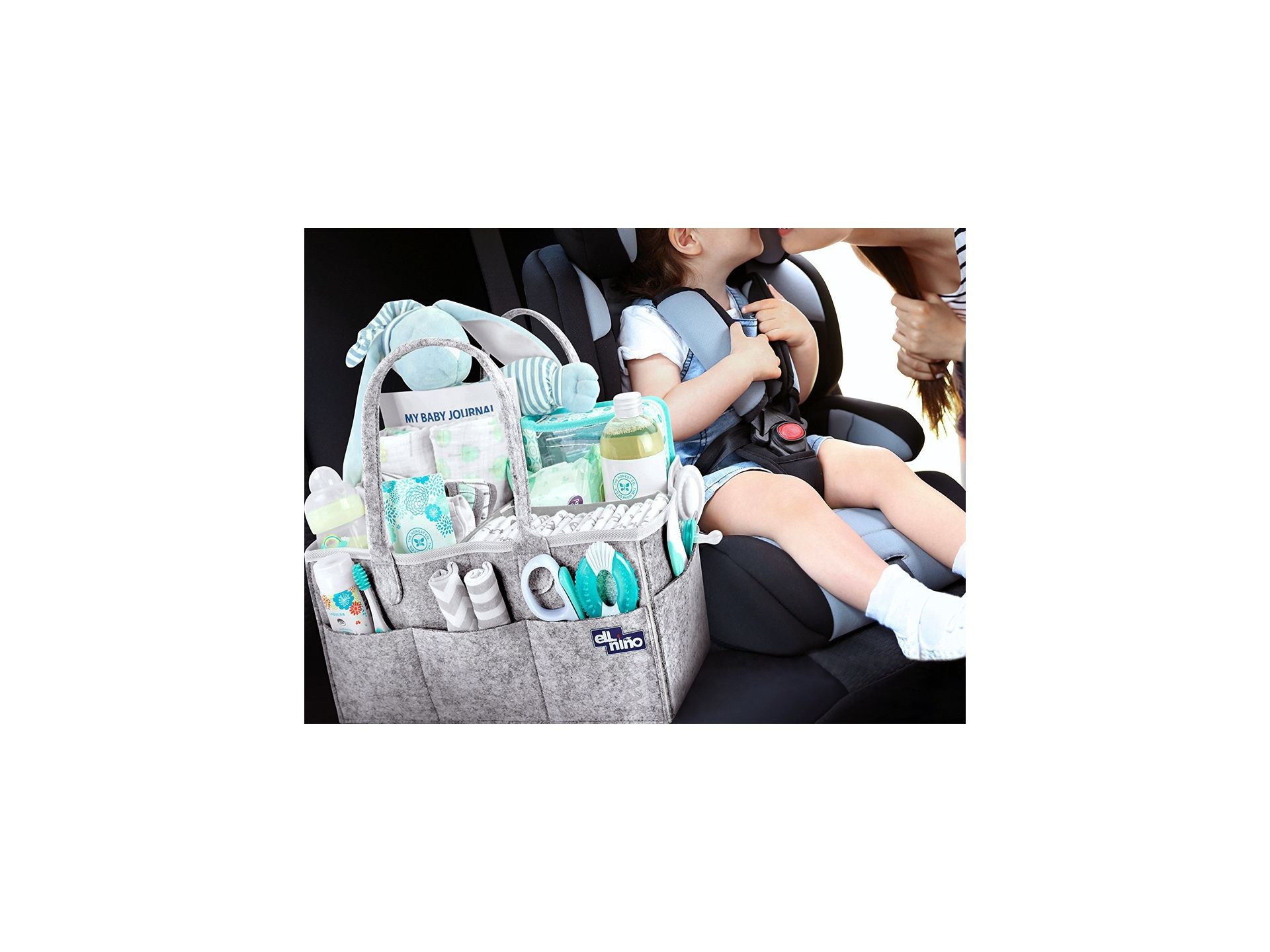 Nappy Bag Baby Diaper Caddy Organiser Shower Basket