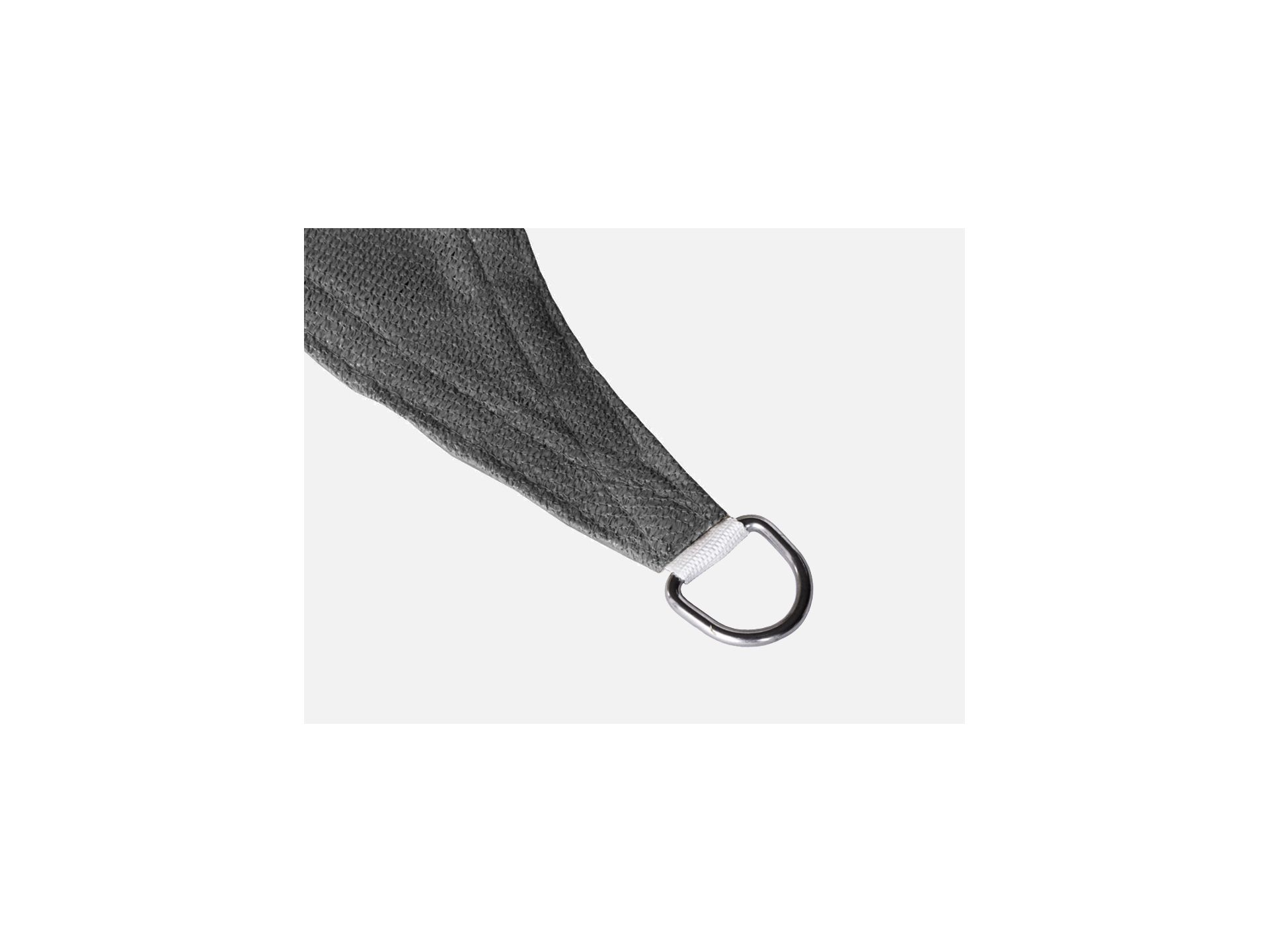 TOUGHOUT Shade Sail Triangle 3.6m x 3.6m x 3.6m - CHARCOAL