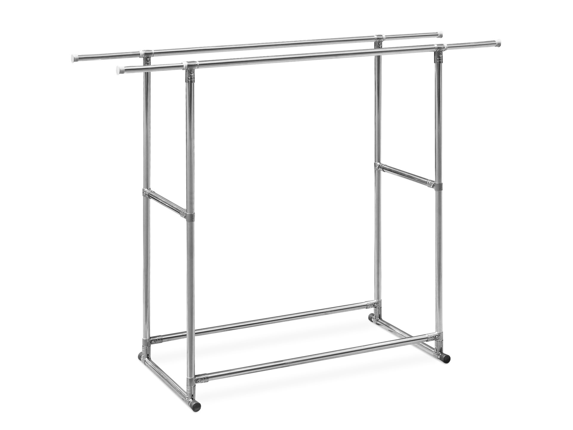Portable Adjustable Clothes Rack DOUBLE