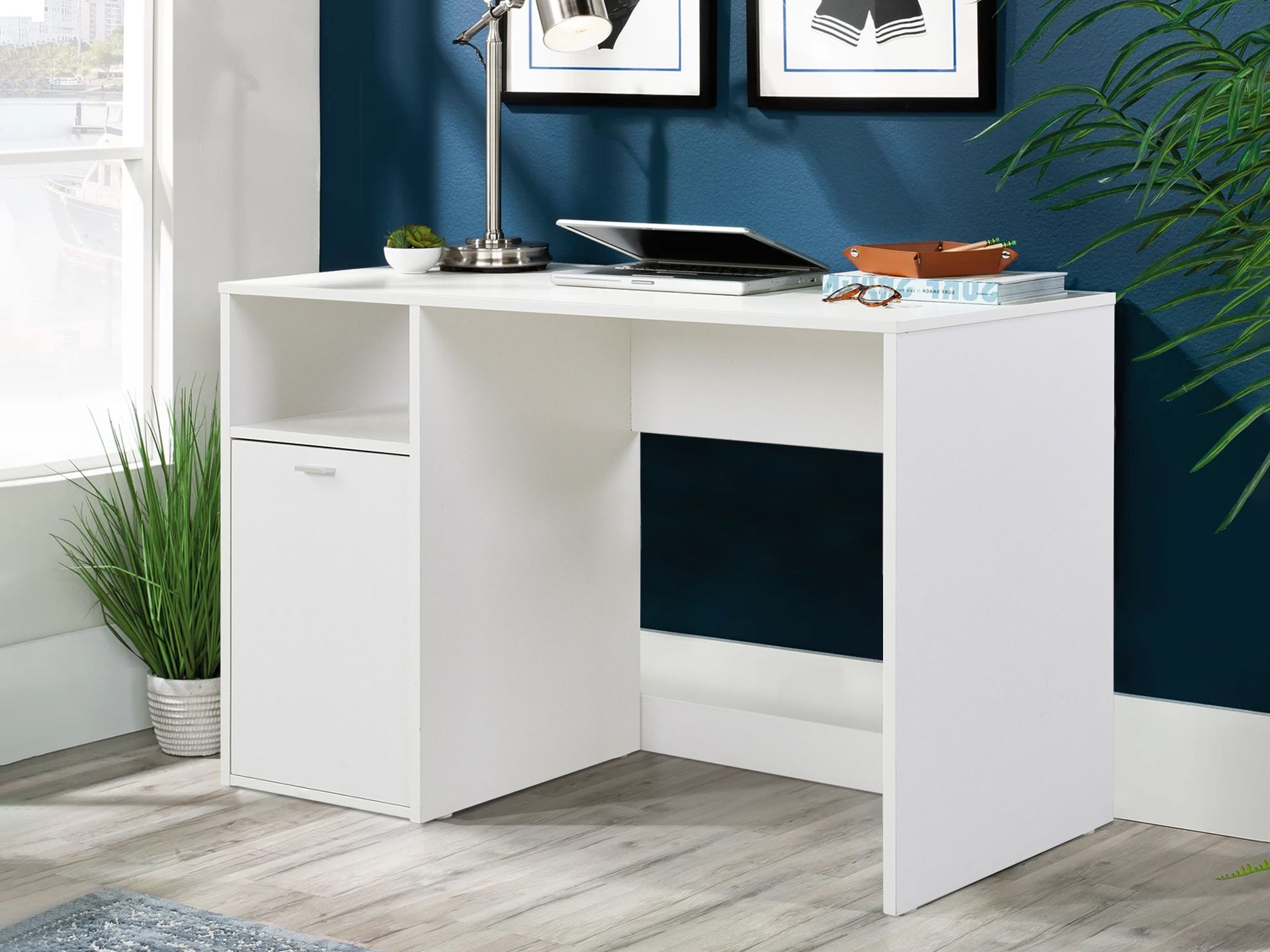 White clearance 100cm desk