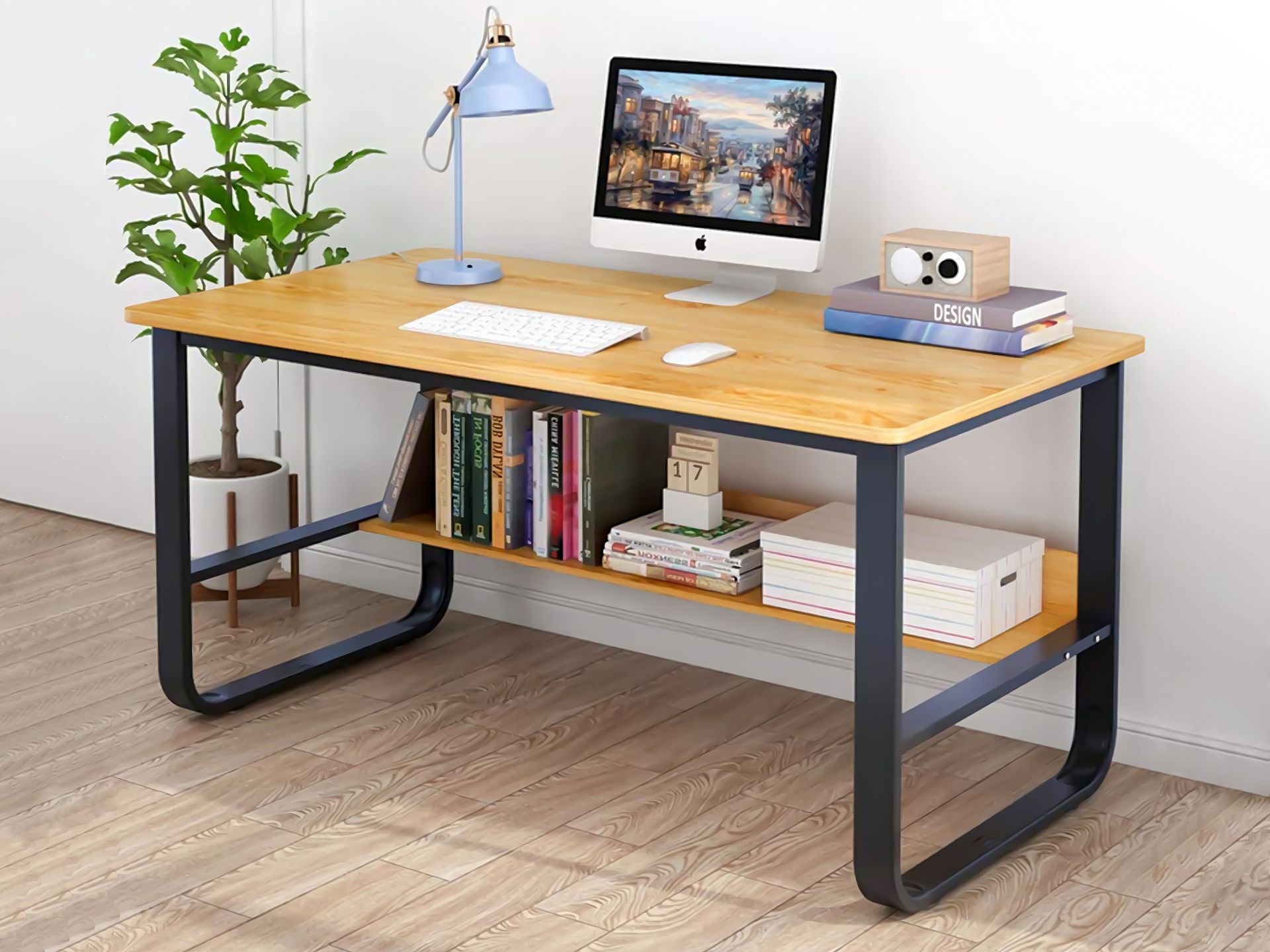 ANDREA 120cm Computer Desk BLACK